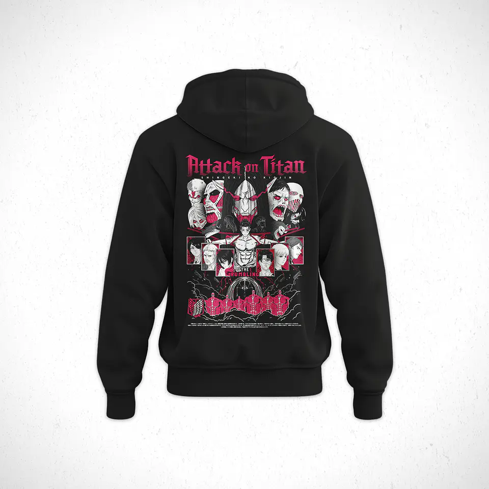 Hoodie Titan Fundador - Attack On Titan - Shingeki no Kyojin V1 3