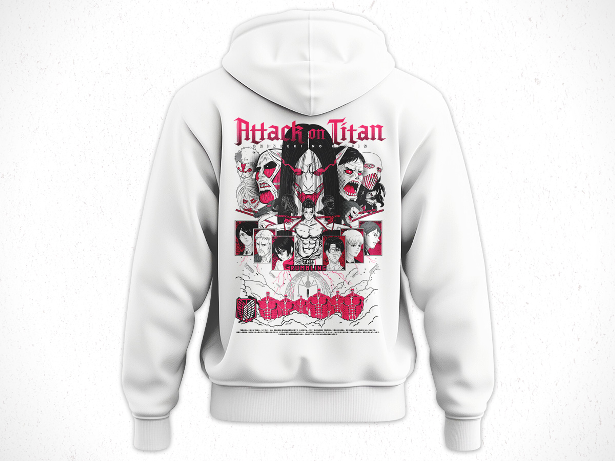Hoodie Titan Fundador - Attack On Titan - Shingeki no Kyojin V1 6