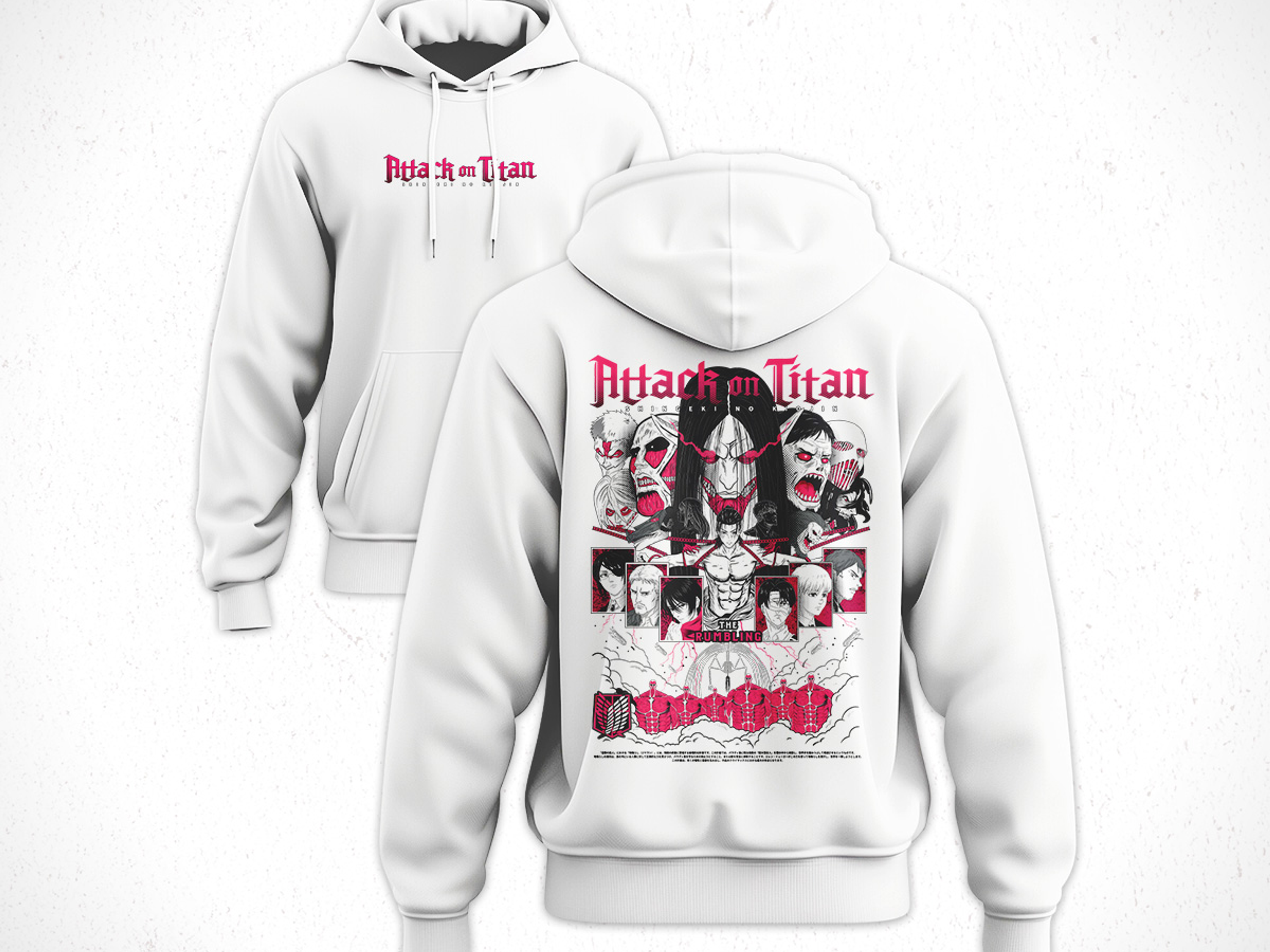 Hoodie Titan Fundador - Attack On Titan - Shingeki no Kyojin V1 4