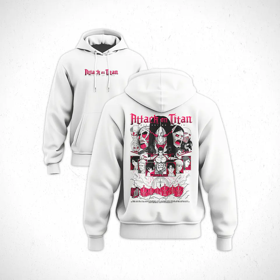 Hoodie Titan Fundador - Attack On Titan - Shingeki no Kyojin V1 4