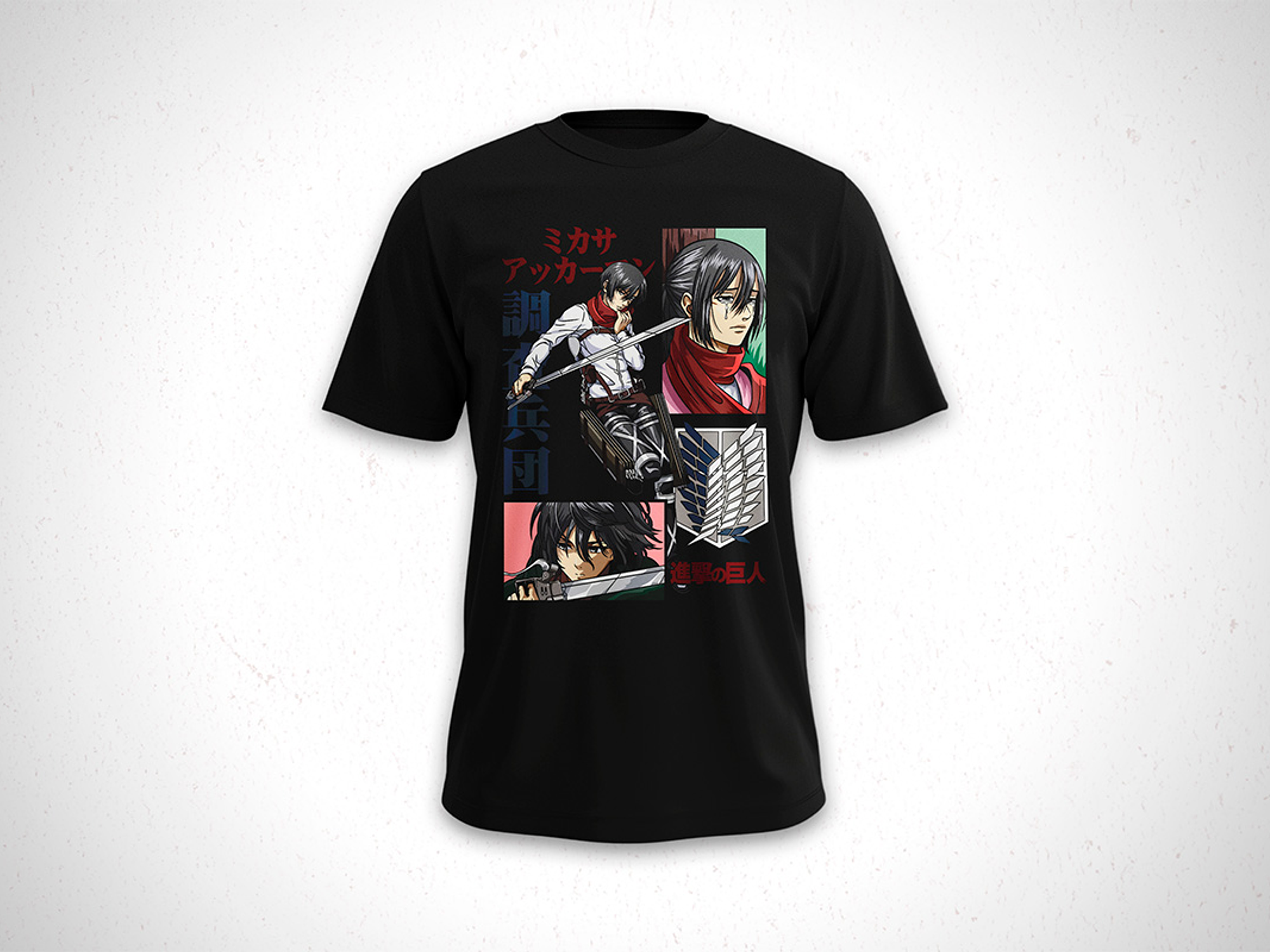 Polera Mikasa Akerman - Attack On Titan - Shingeki no Kyojin V2 2