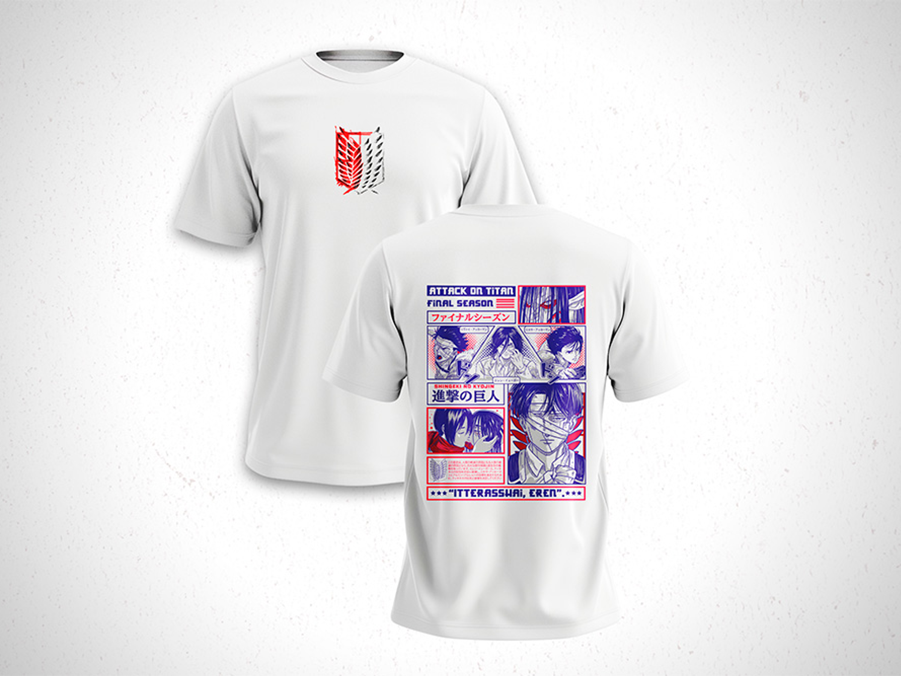 Polera Levi - Attack On Titan - Shingeki no Kyojin V2 4