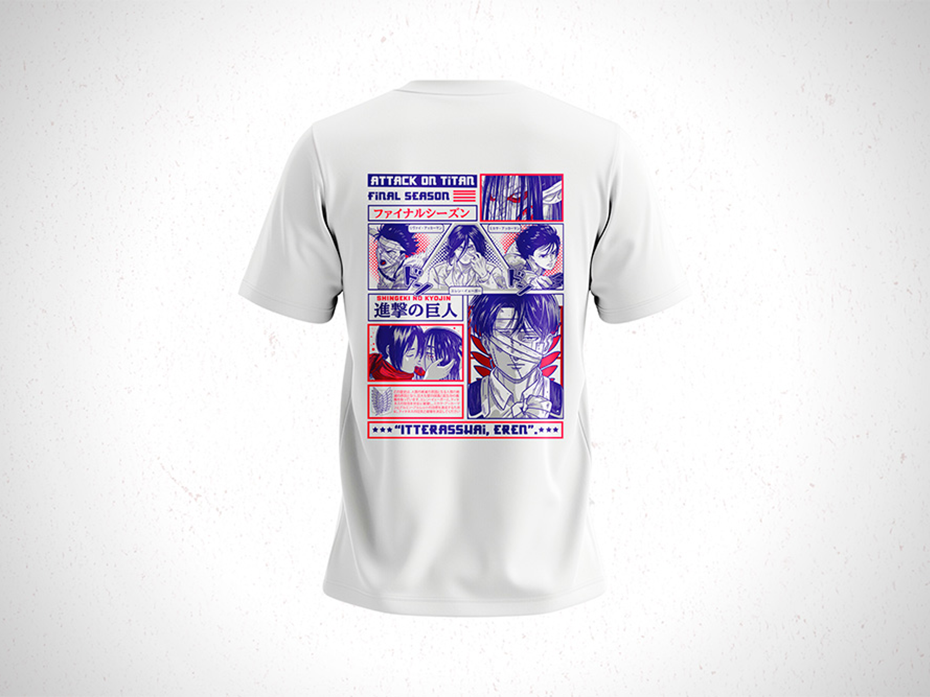 Polera Levi - Attack On Titan - Shingeki no Kyojin V2 5