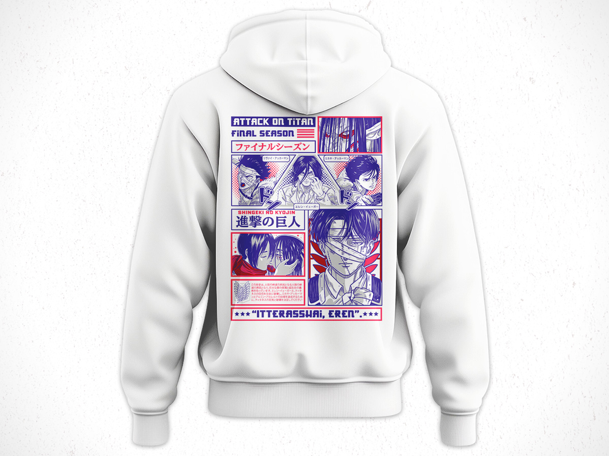 Hoodie Levi - Attack On Titan - Shingeki no Kyojin V1 5