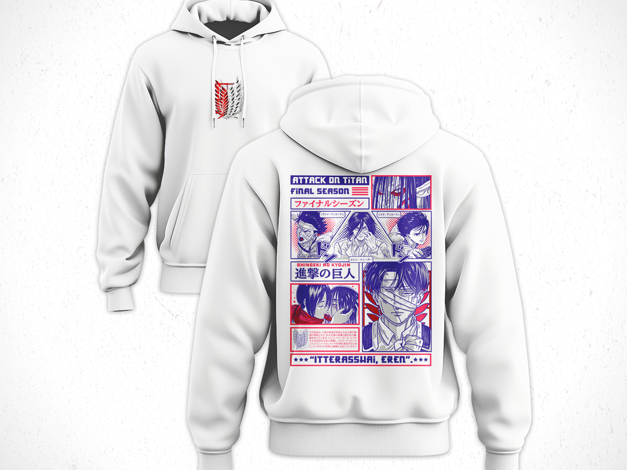 Hoodie Levi - Attack On Titan - Shingeki no Kyojin V1 4