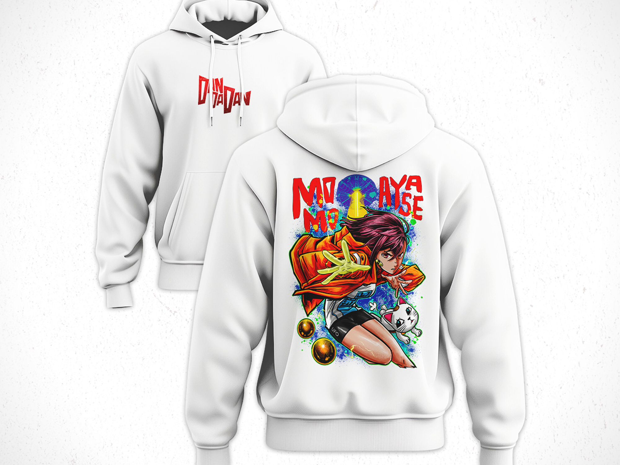 Hoodie Momo Ayase - DanDaDan V1 4