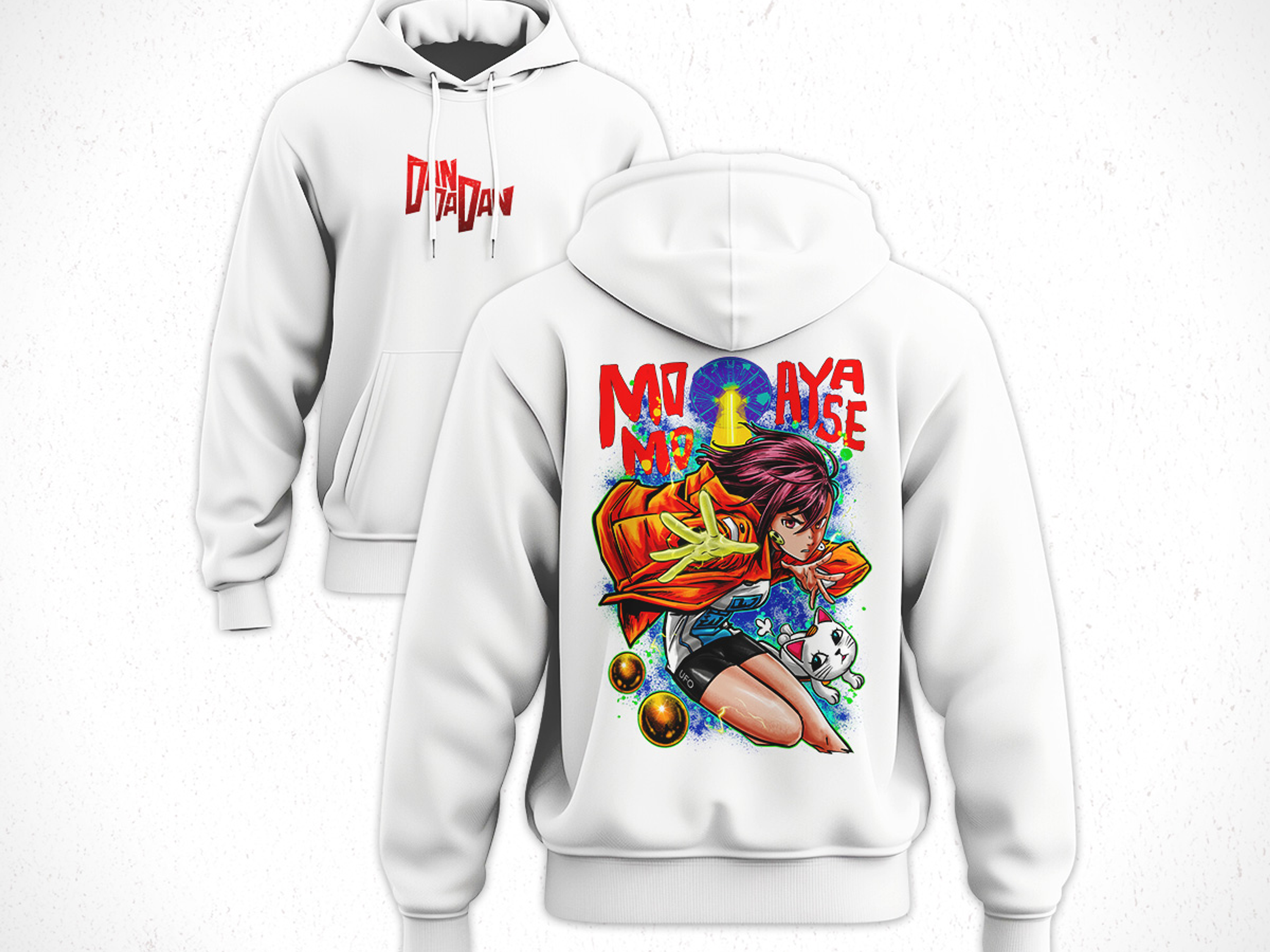 Hoodie Momo Ayase - DanDaDan V1 4