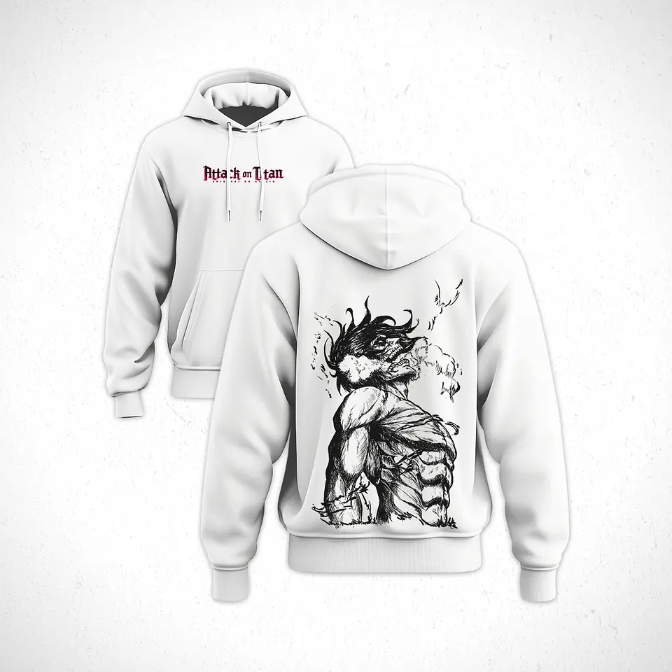 Hoodie Titan De Atake - Attack On Titan - Shingeki no Kyojin V1 4