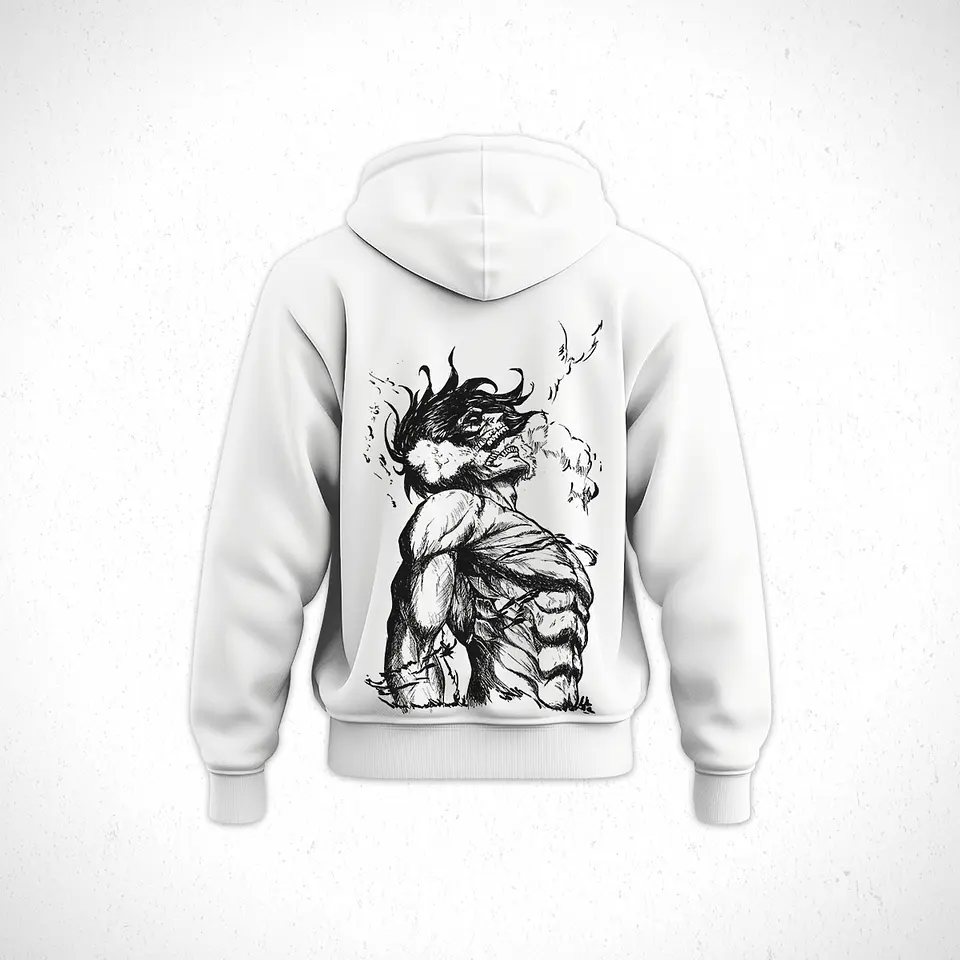 Hoodie Titan De Atake - Attack On Titan - Shingeki no Kyojin V1 5