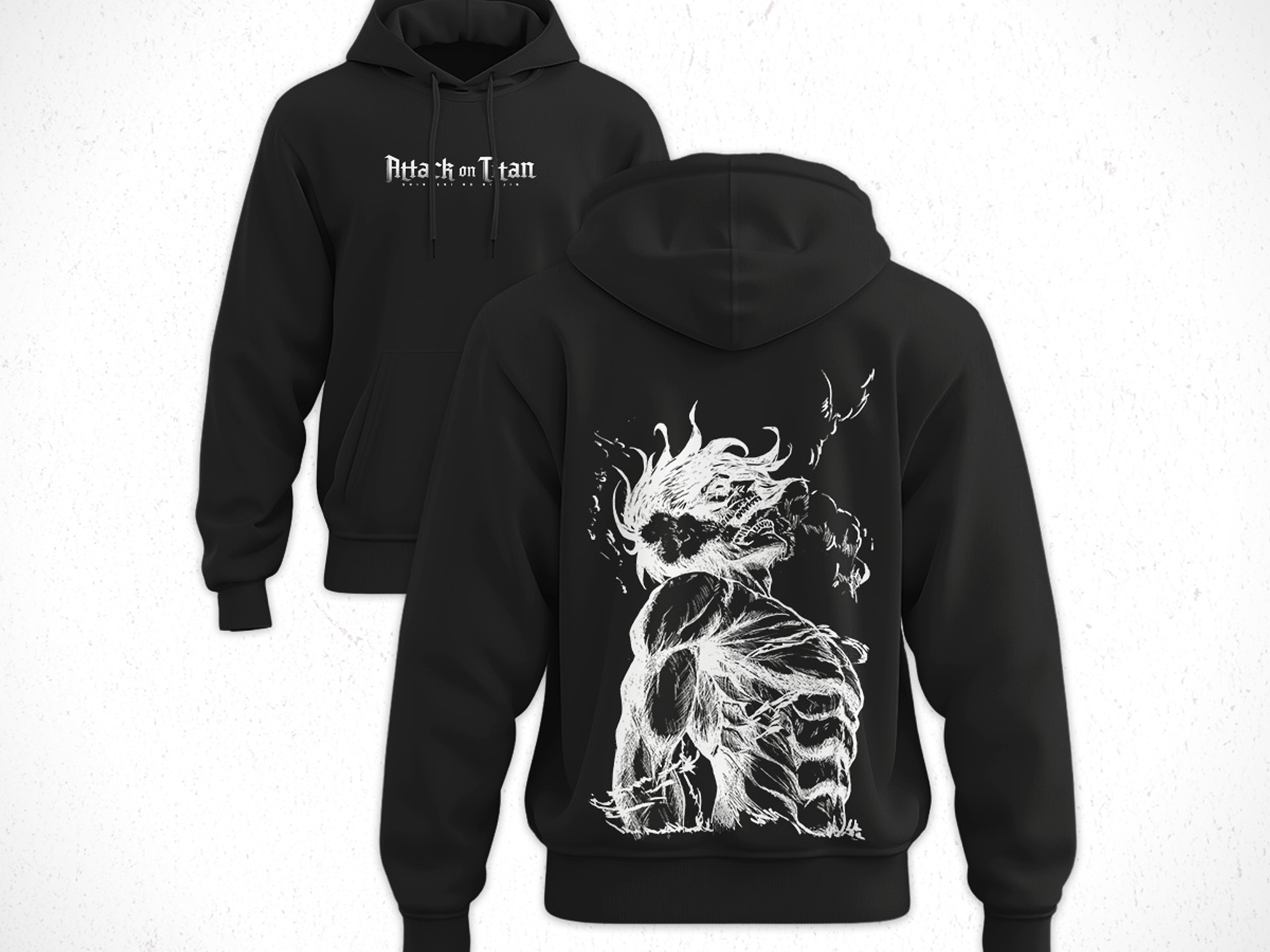 Hoodie Titan De Atake - Attack On Titan - Shingeki no Kyojin V1 1