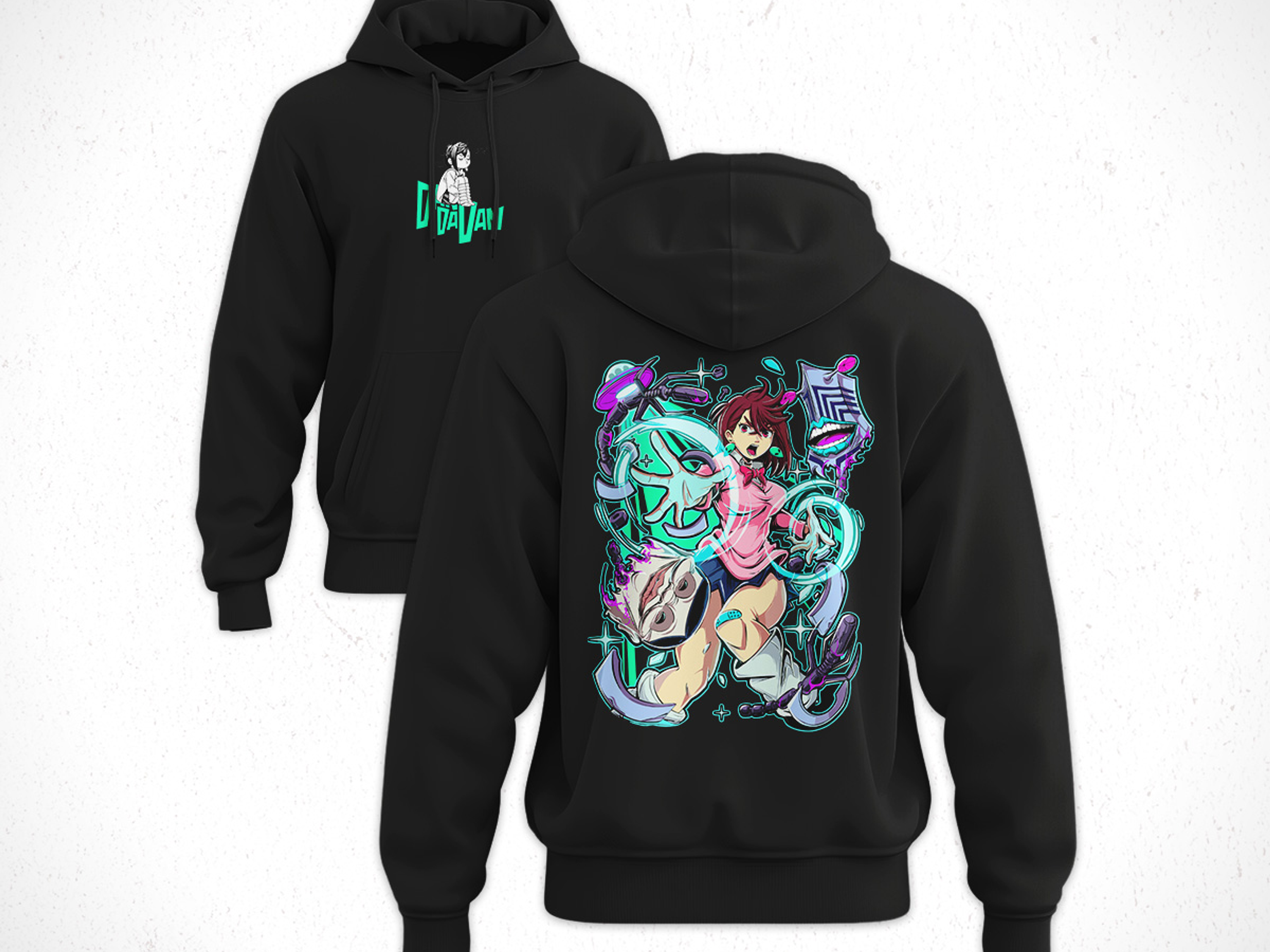 Hoodie Momo Ayase - DanDaDan V2 1