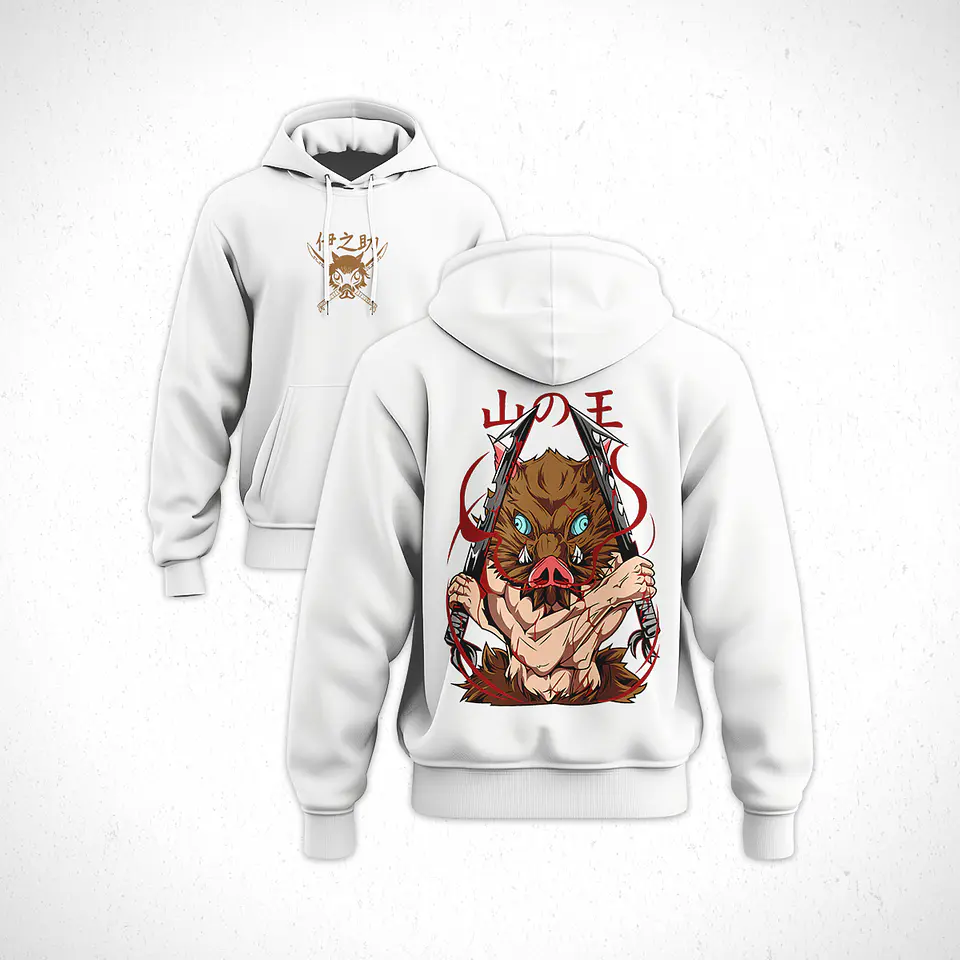 Hoodie Inouske - Kimetsu No Yaiba V1 4