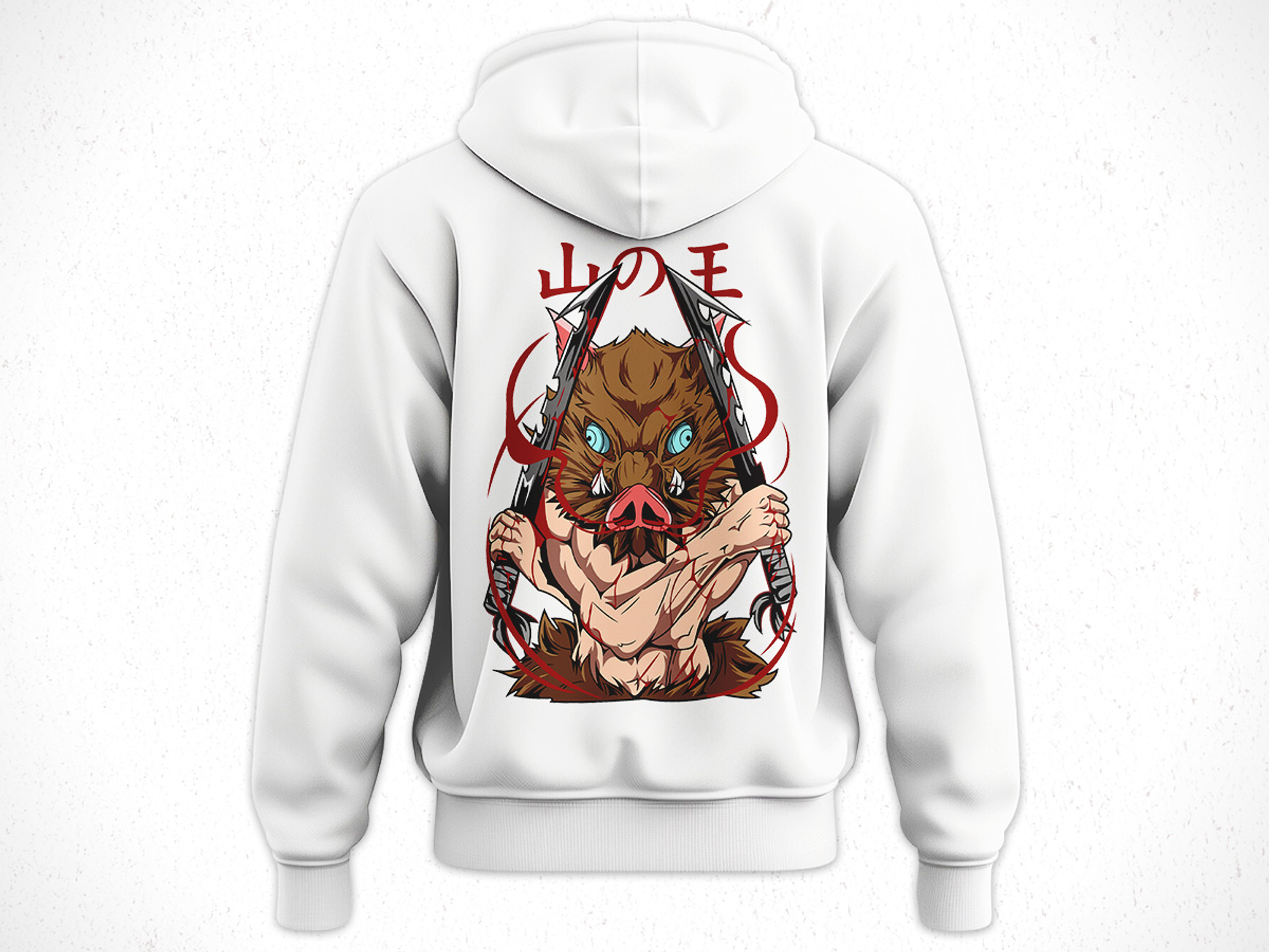 Hoodie Inouske - Kimetsu No Yaiba V1 5