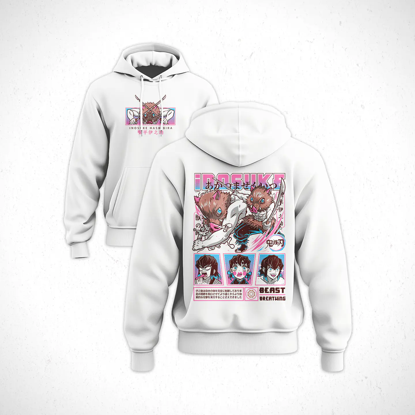 Hoodie Inouske - Kimetsu No Yaiba V2 4