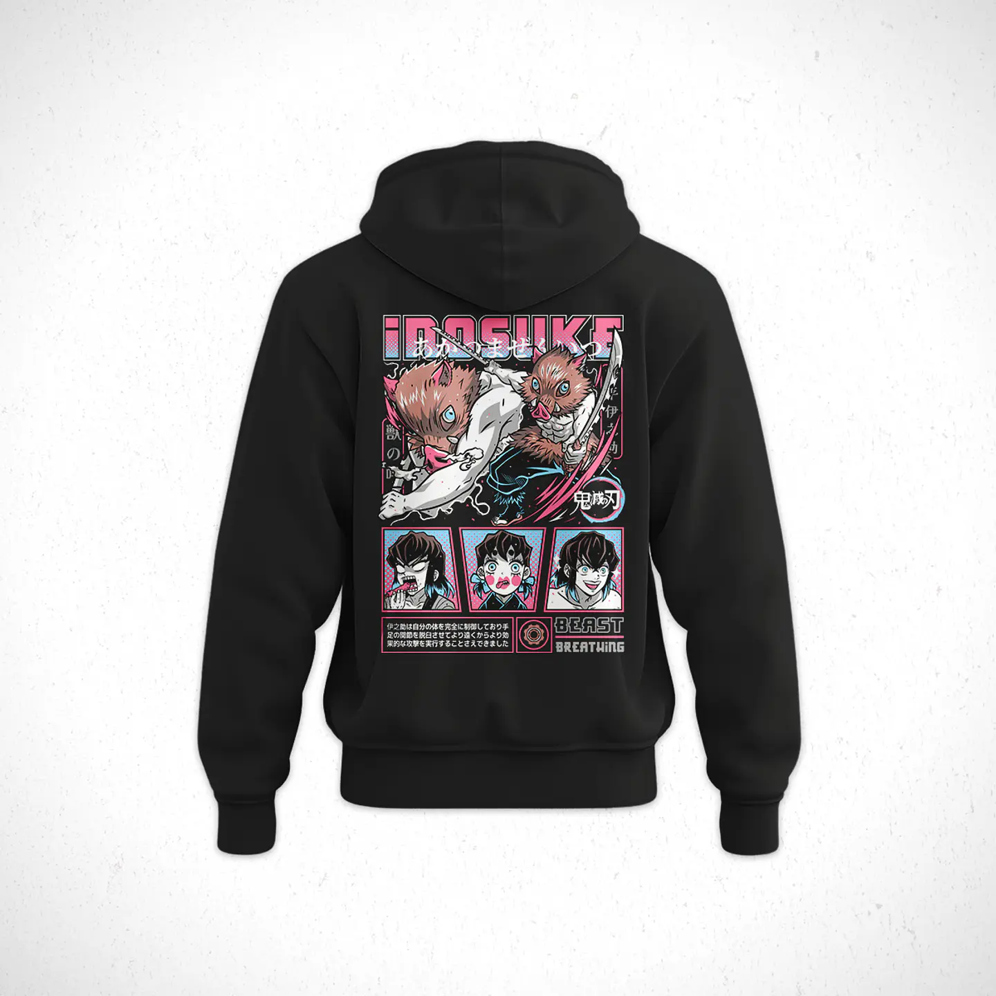 Hoodie Inouske - Kimetsu No Yaiba V2 2