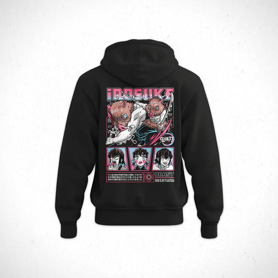 Hoodie Inouske - Kimetsu No Yaiba V2 2