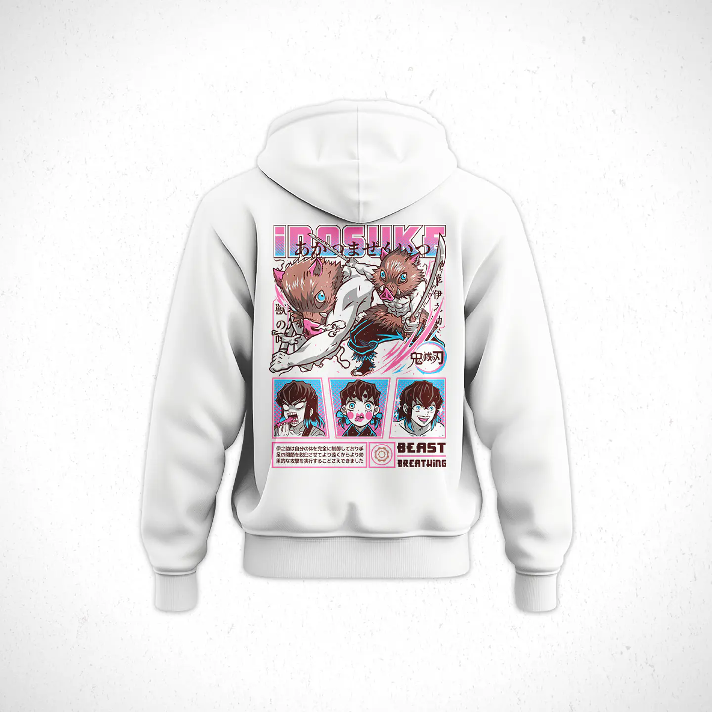 Hoodie Inouske - Kimetsu No Yaiba V2 5