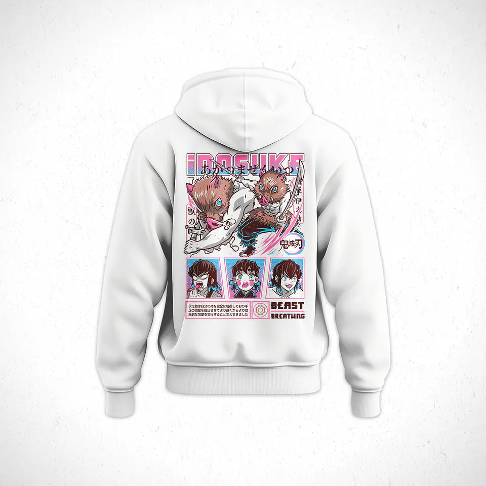 Hoodie Inouske - Kimetsu No Yaiba V2 5