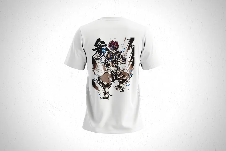 Polera Akaza - Kimetsu No Yaiba V1 2