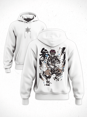 Hoodie Akaza - Kimetsu No Yaiba V1
