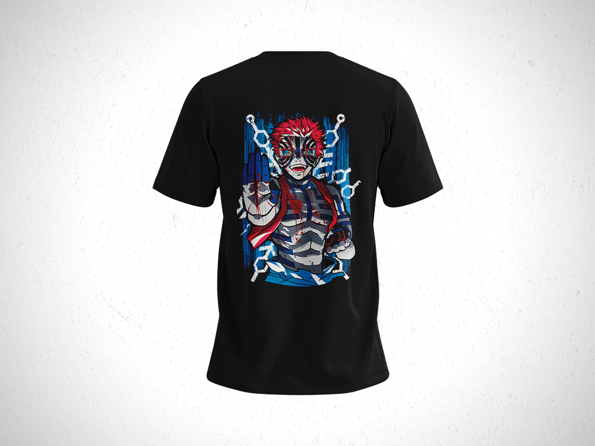 Polera Akaza - Kimetsu No Yaiba V2 2