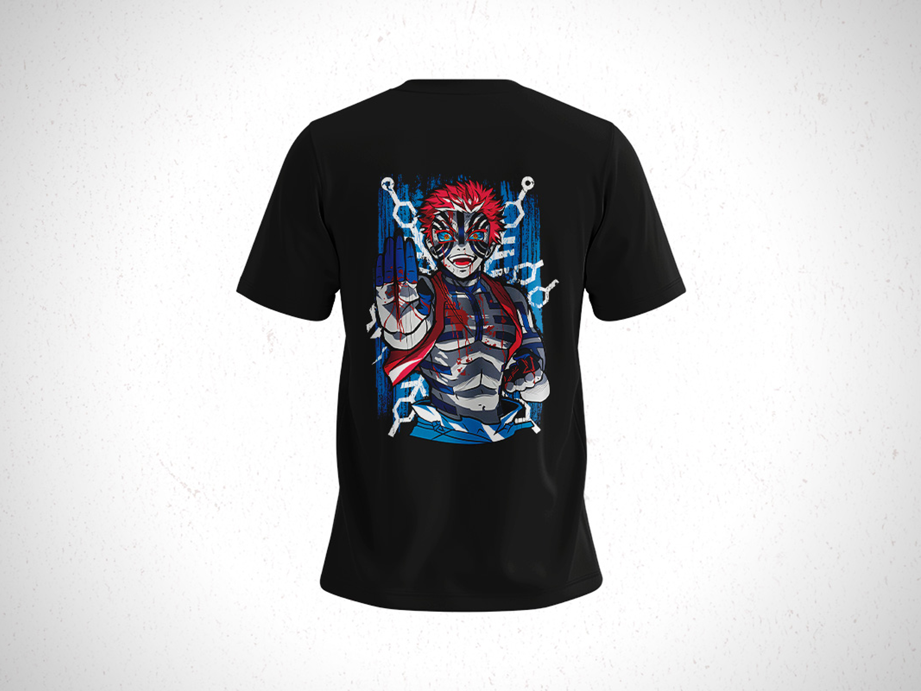 Polera Akaza - Kimetsu No Yaiba V2 2