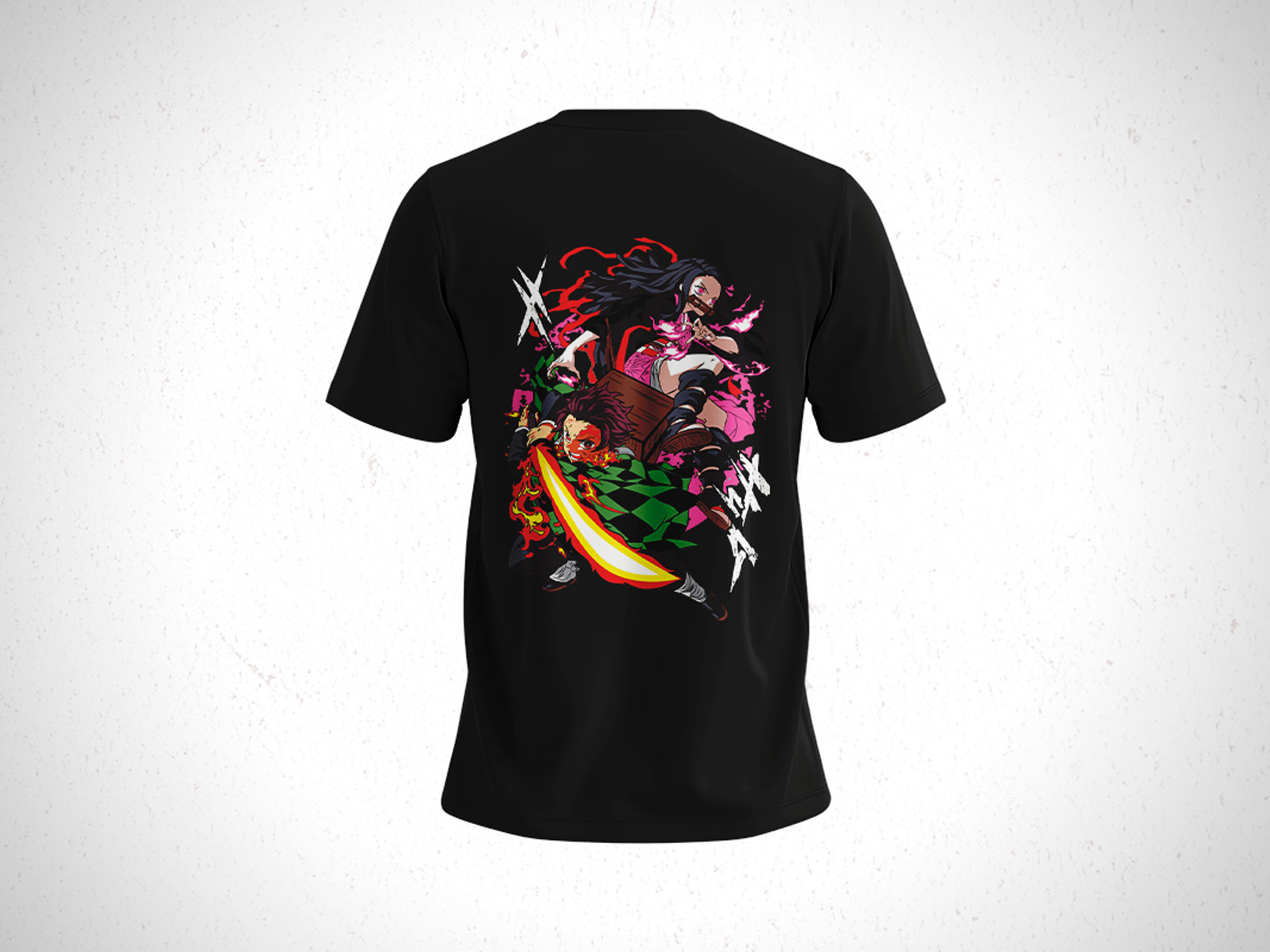 Polera Tanjiro y Nezuko - Kimetsu No Yaiba V1 2