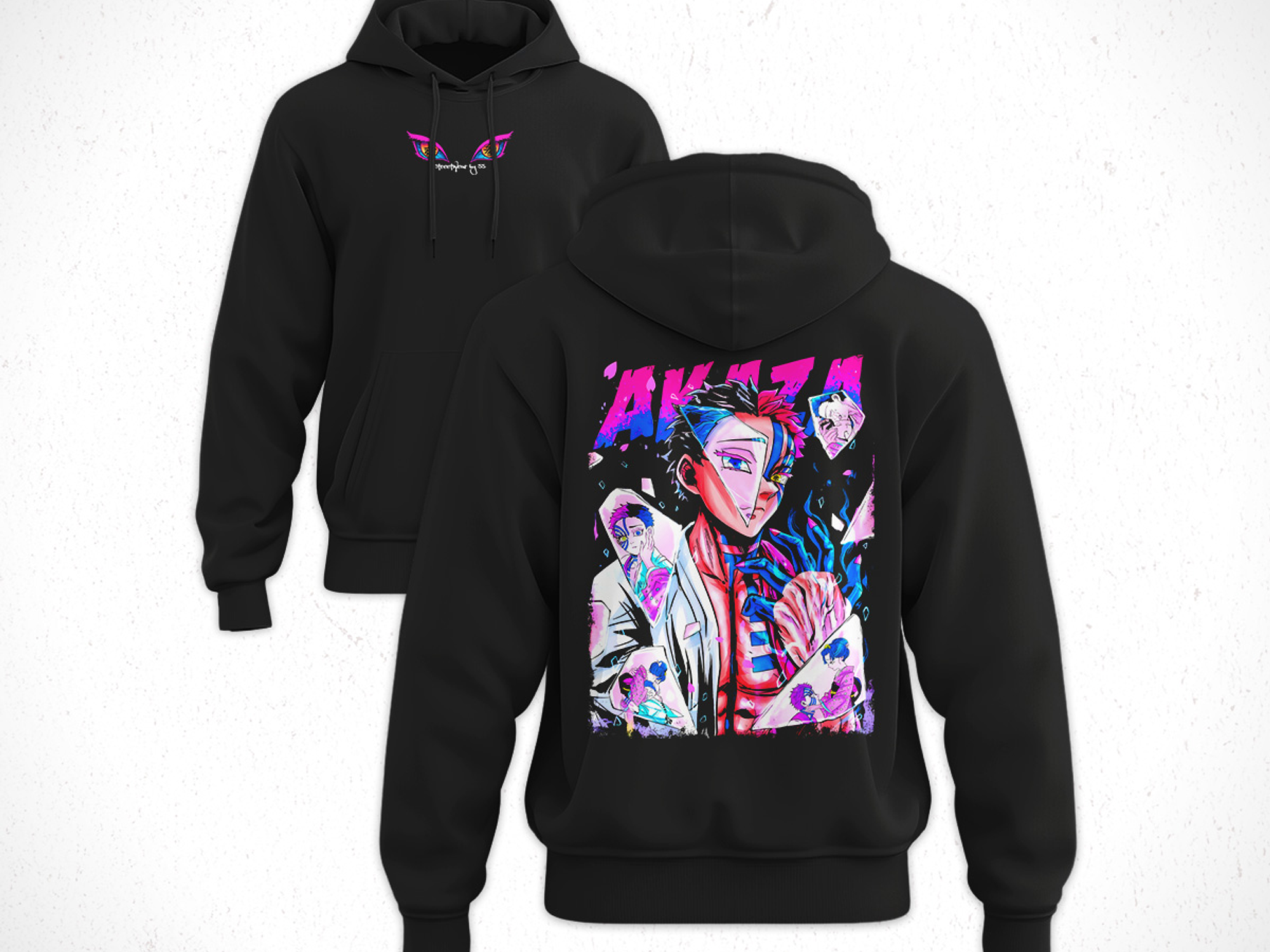 Hoodie Akaza - Kimetsu No Yaiba V3 1