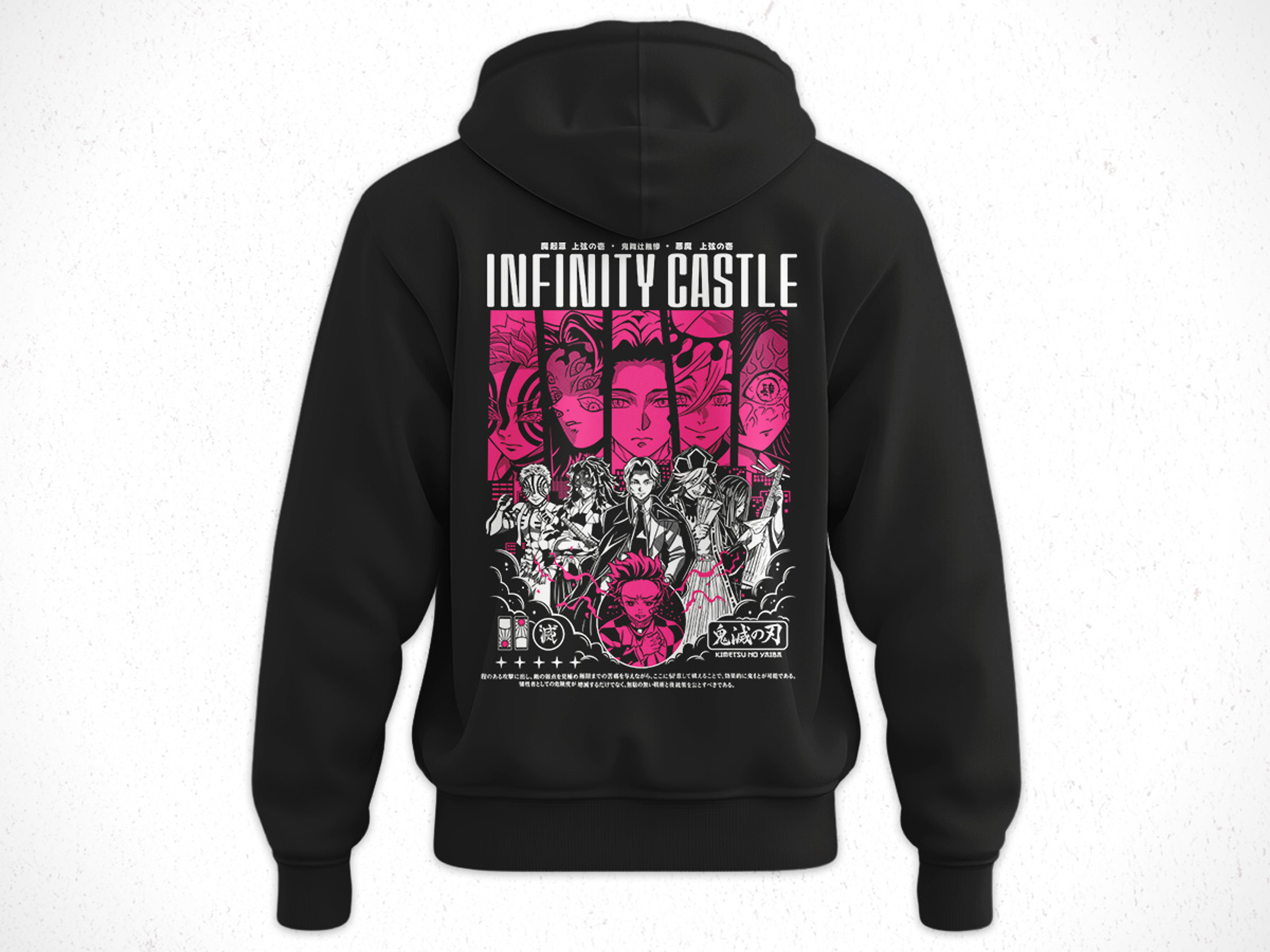 Hoodie Infinity Castle - Kimetsu No Yaiba V3 2