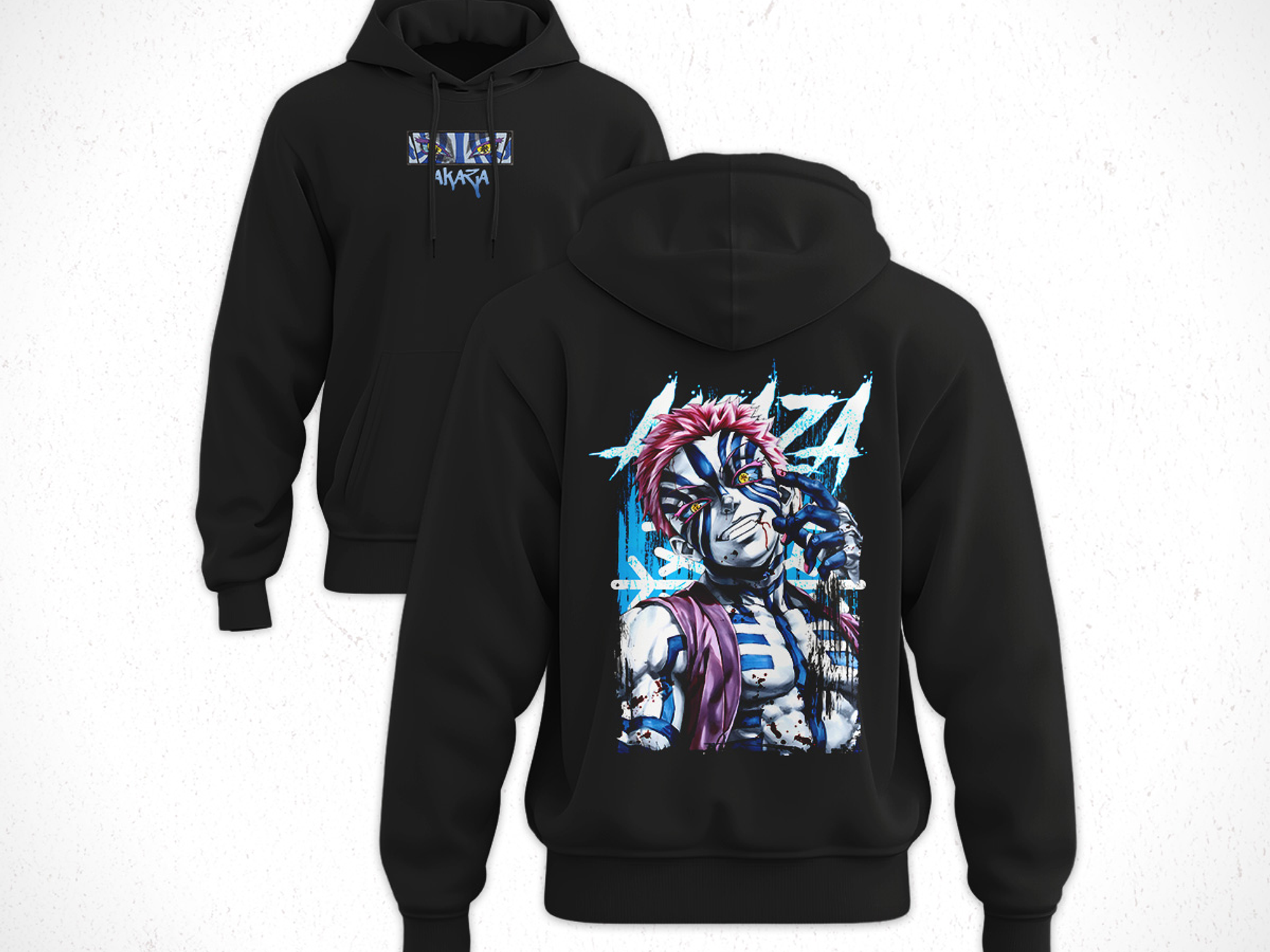 Hoodie Akaza - Kimetsu No Yaiba V5 1