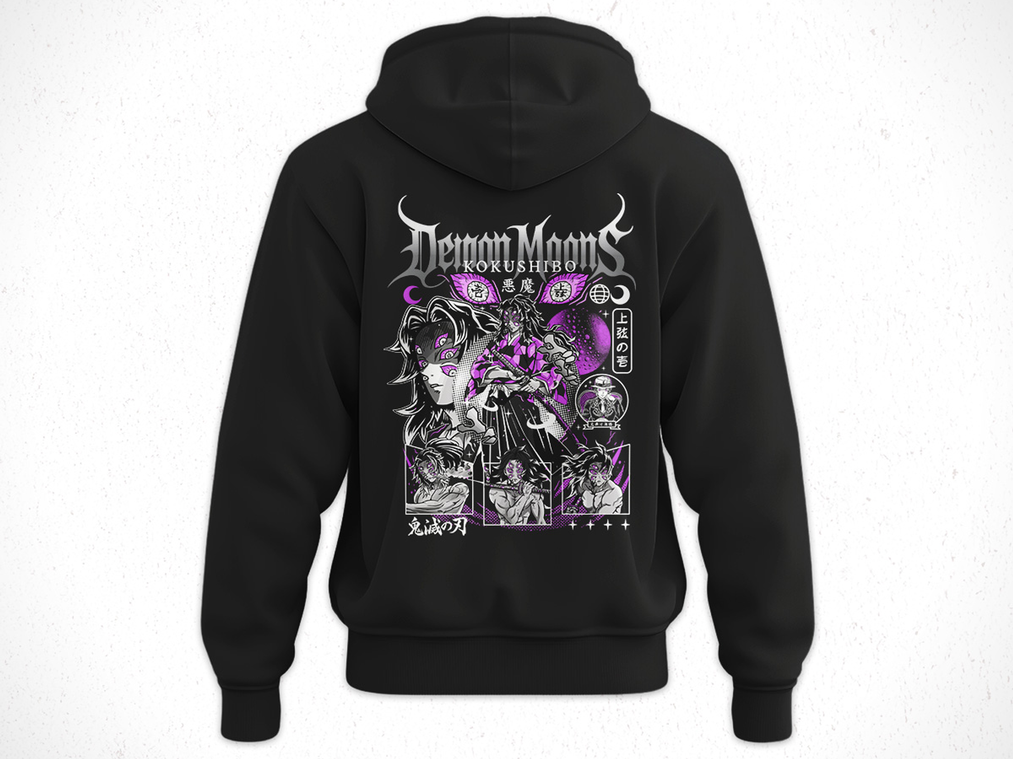 Hoodie Kokushibo - Kimetsu No Yaiba V1 2