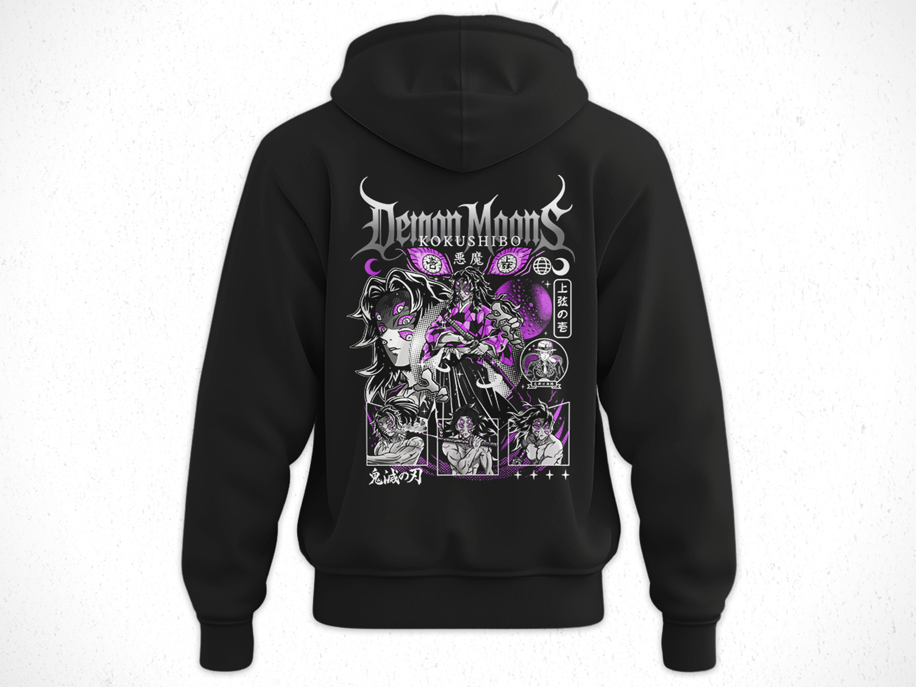 Hoodie Kokushibo - Kimetsu No Yaiba V1 2