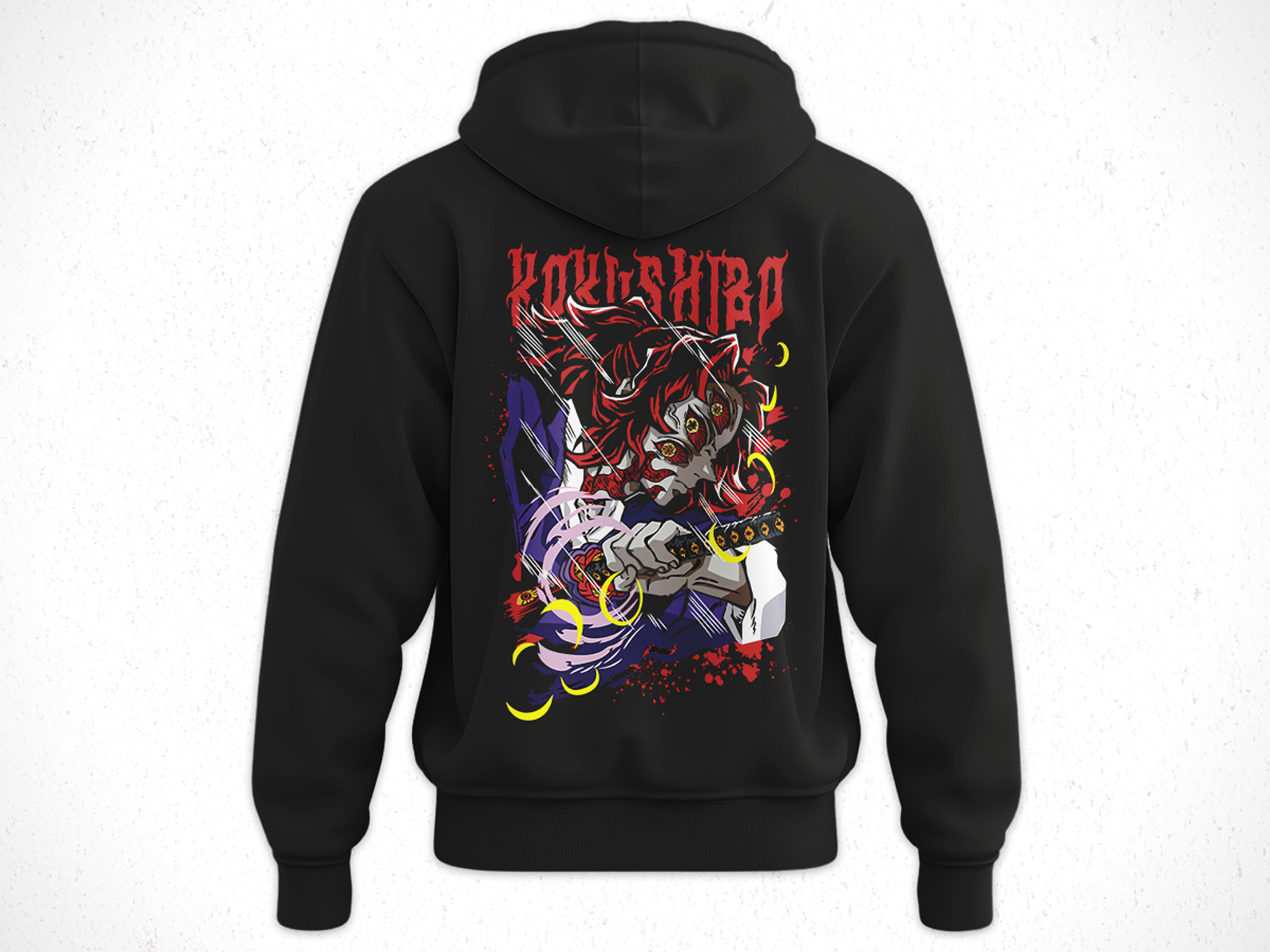 Hoodie Kokushibo - Kimetsu No Yaiba V2 2