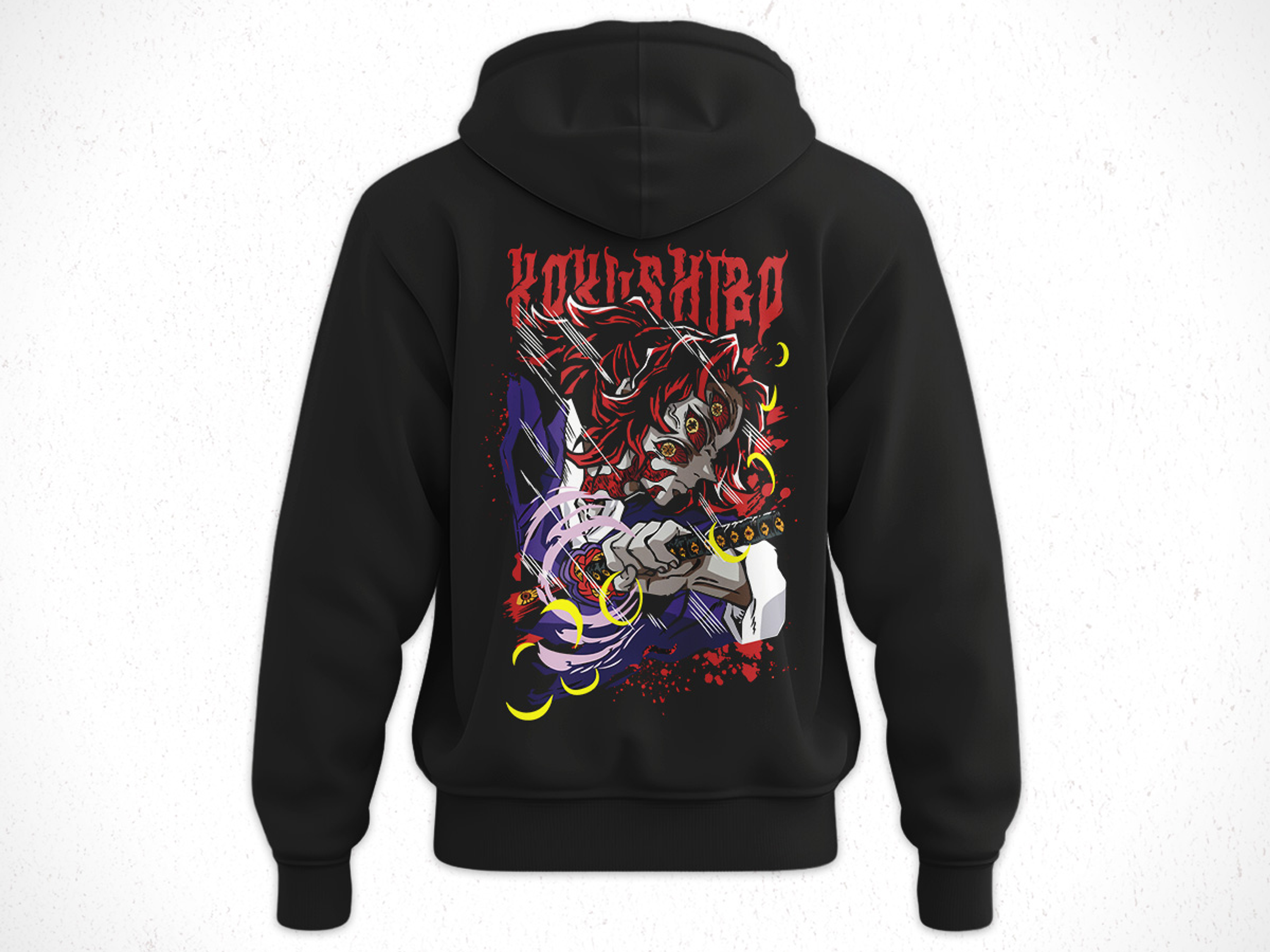 Hoodie Kokushibo - Kimetsu No Yaiba V2 2