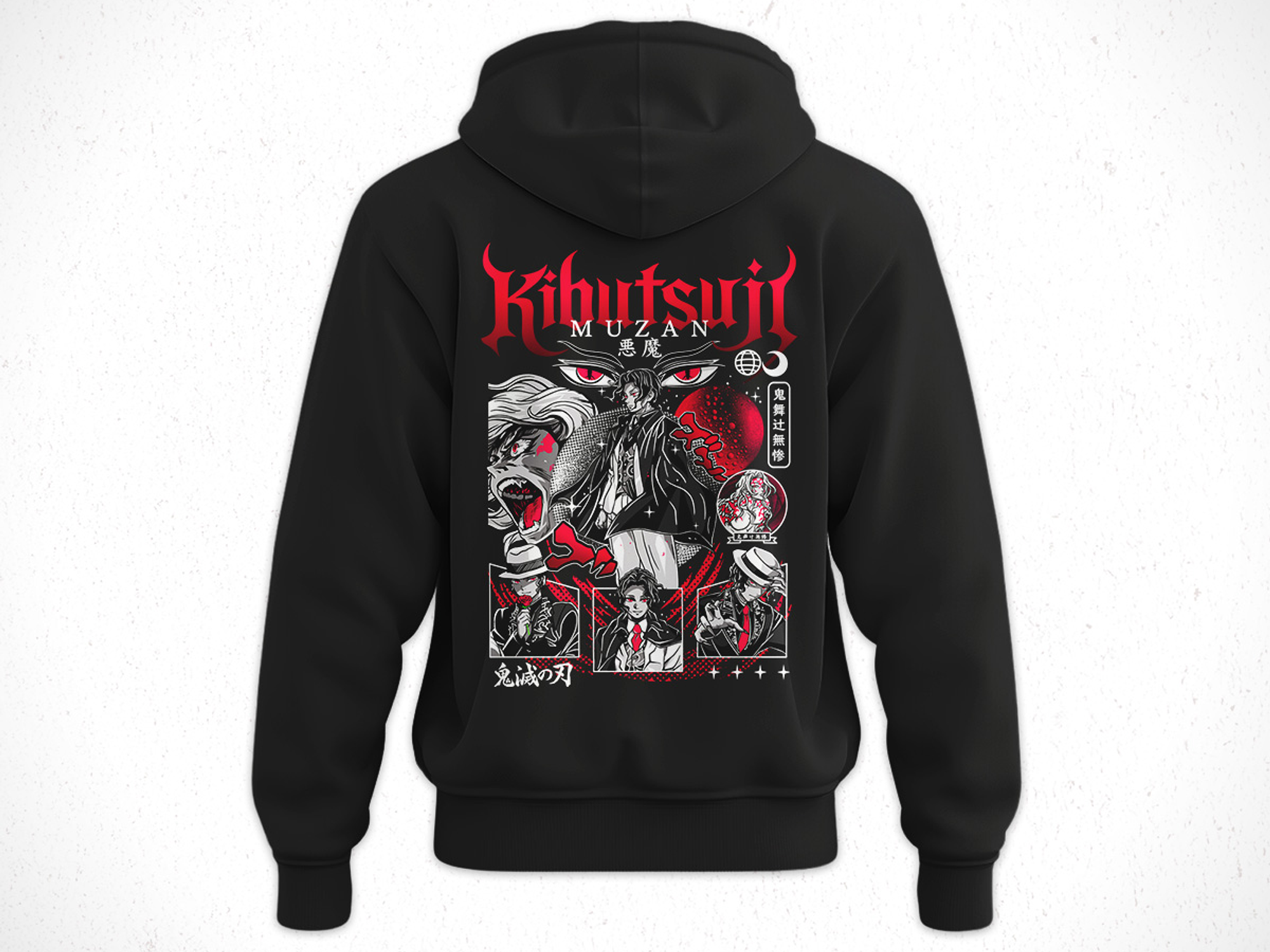 Hoodie Muzan - Kimetsu No Yaiba V1 2