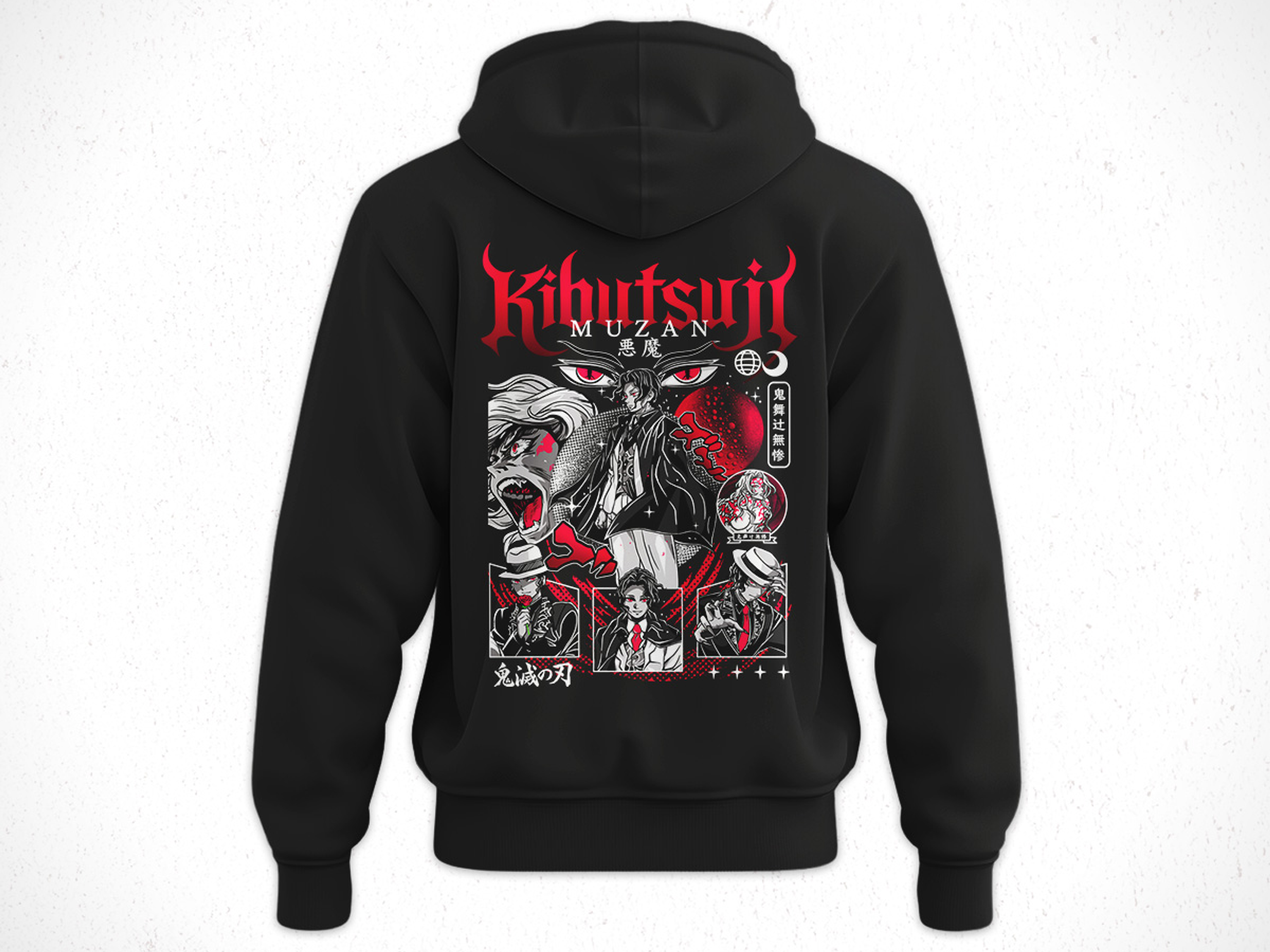 Hoodie Muzan - Kimetsu No Yaiba V1 2
