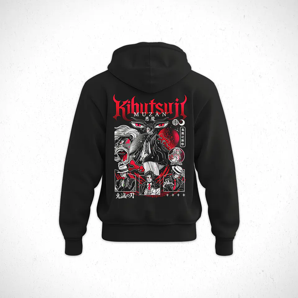 Hoodie Muzan - Kimetsu No Yaiba V1 2
