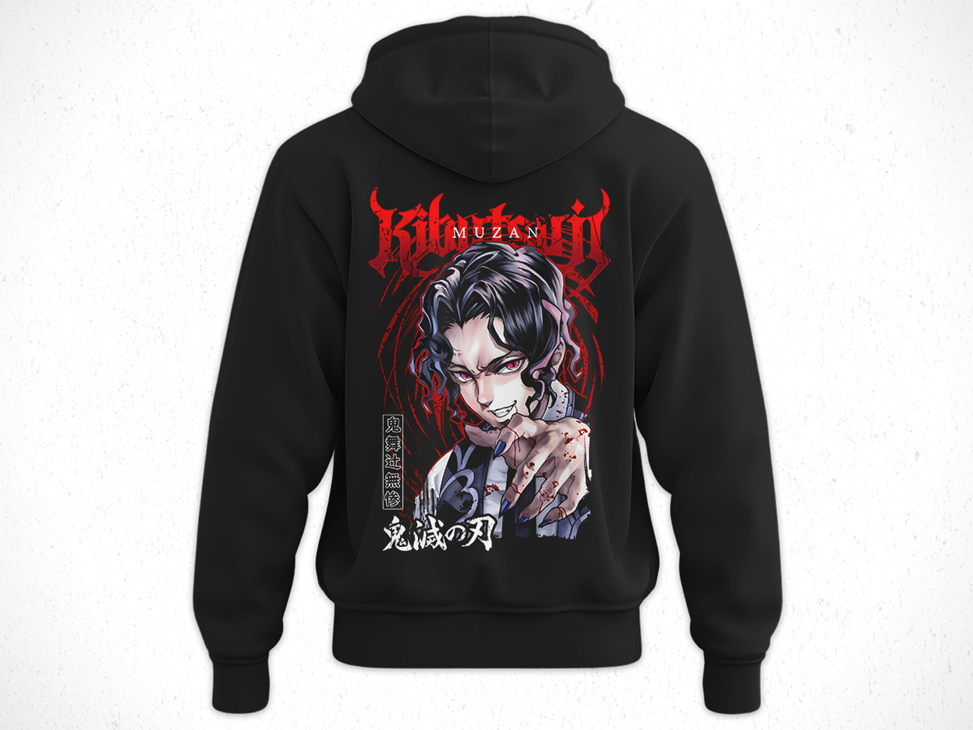 Hoodie Muzan - Kimetsu No Yaiba V2 2