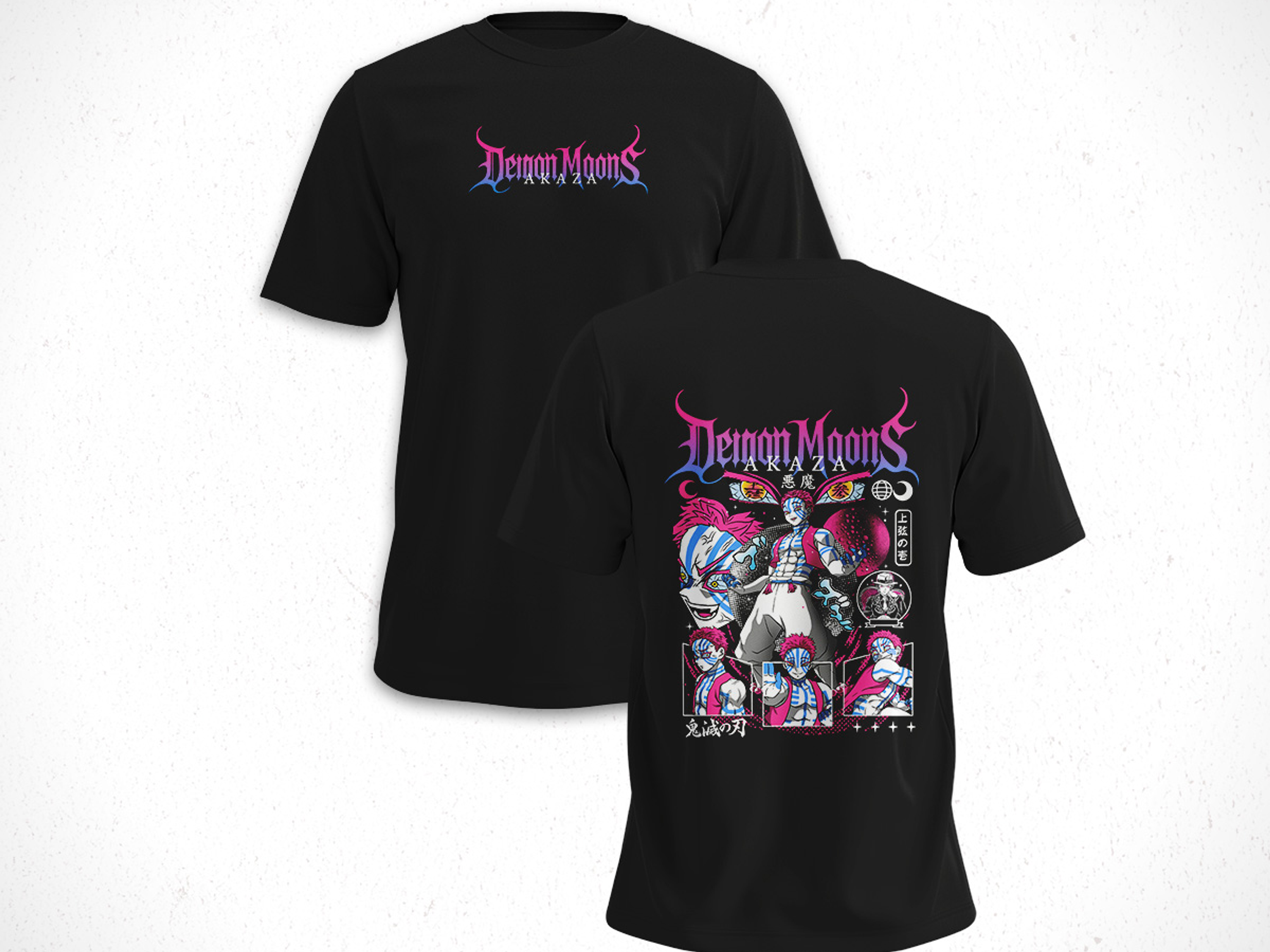 Polera Akaza - Kimetsu No Yaiba V6 1