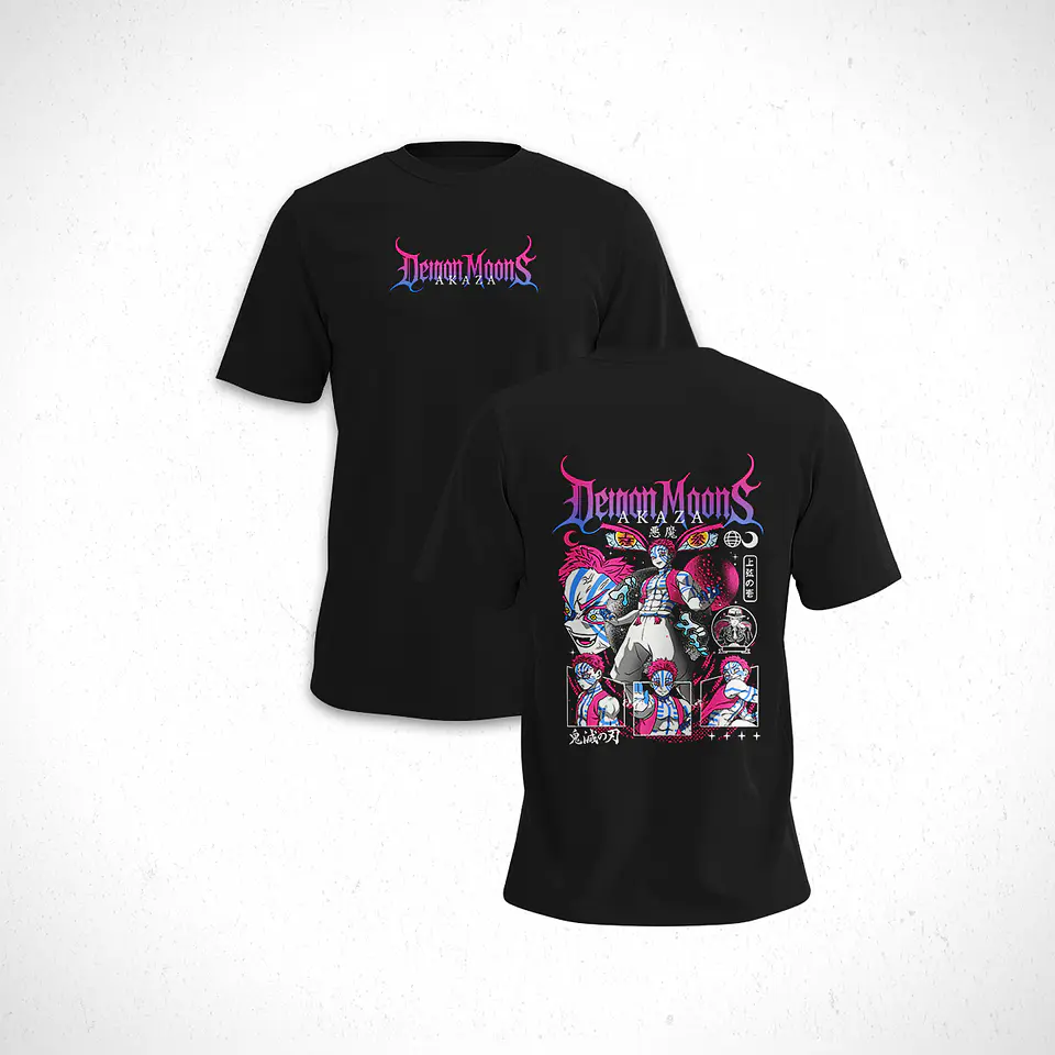 Polera Akaza - Kimetsu No Yaiba V6 1