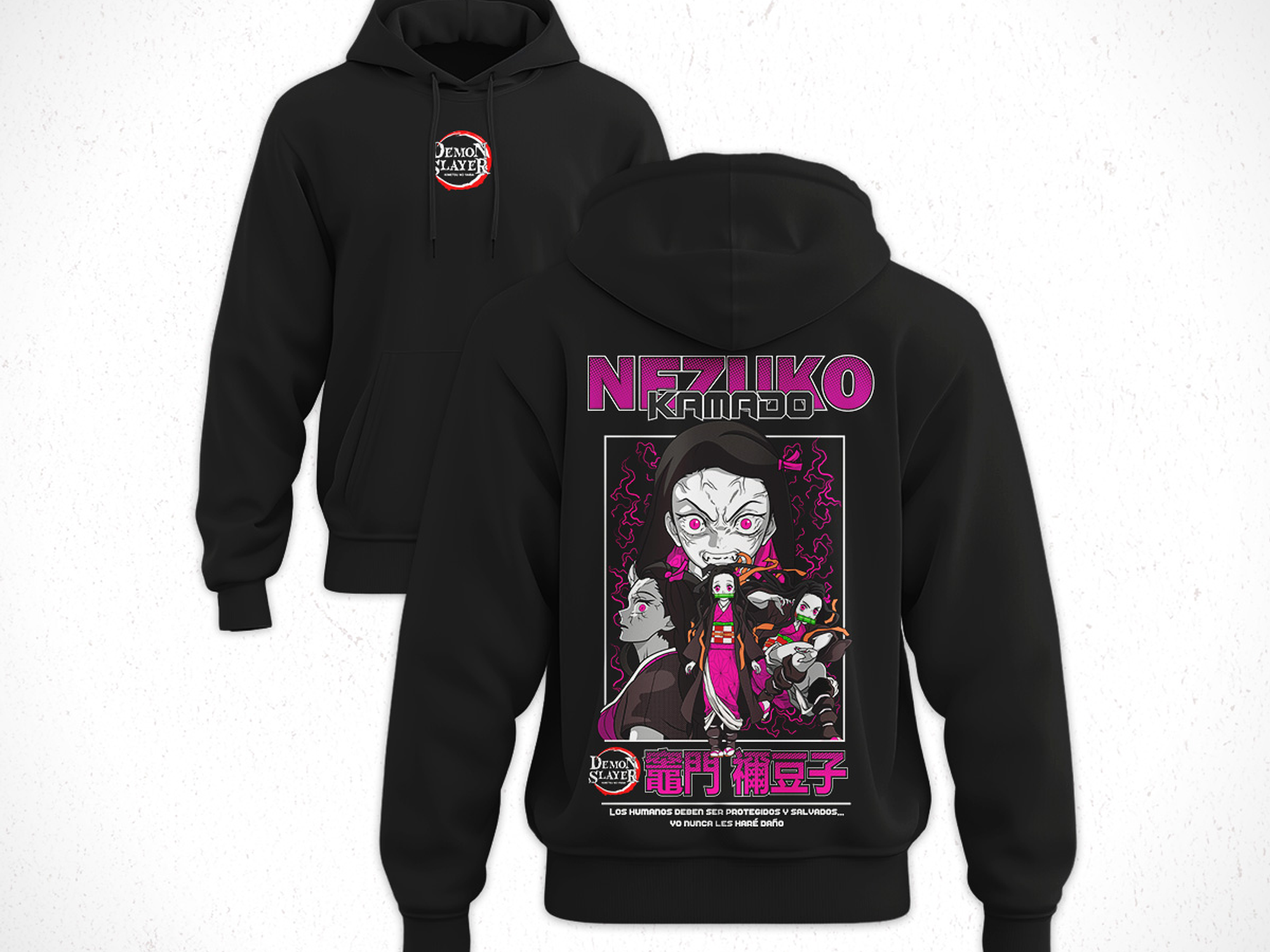 Hoodie Nezuko - Kimetsu No Yaiba V2 1