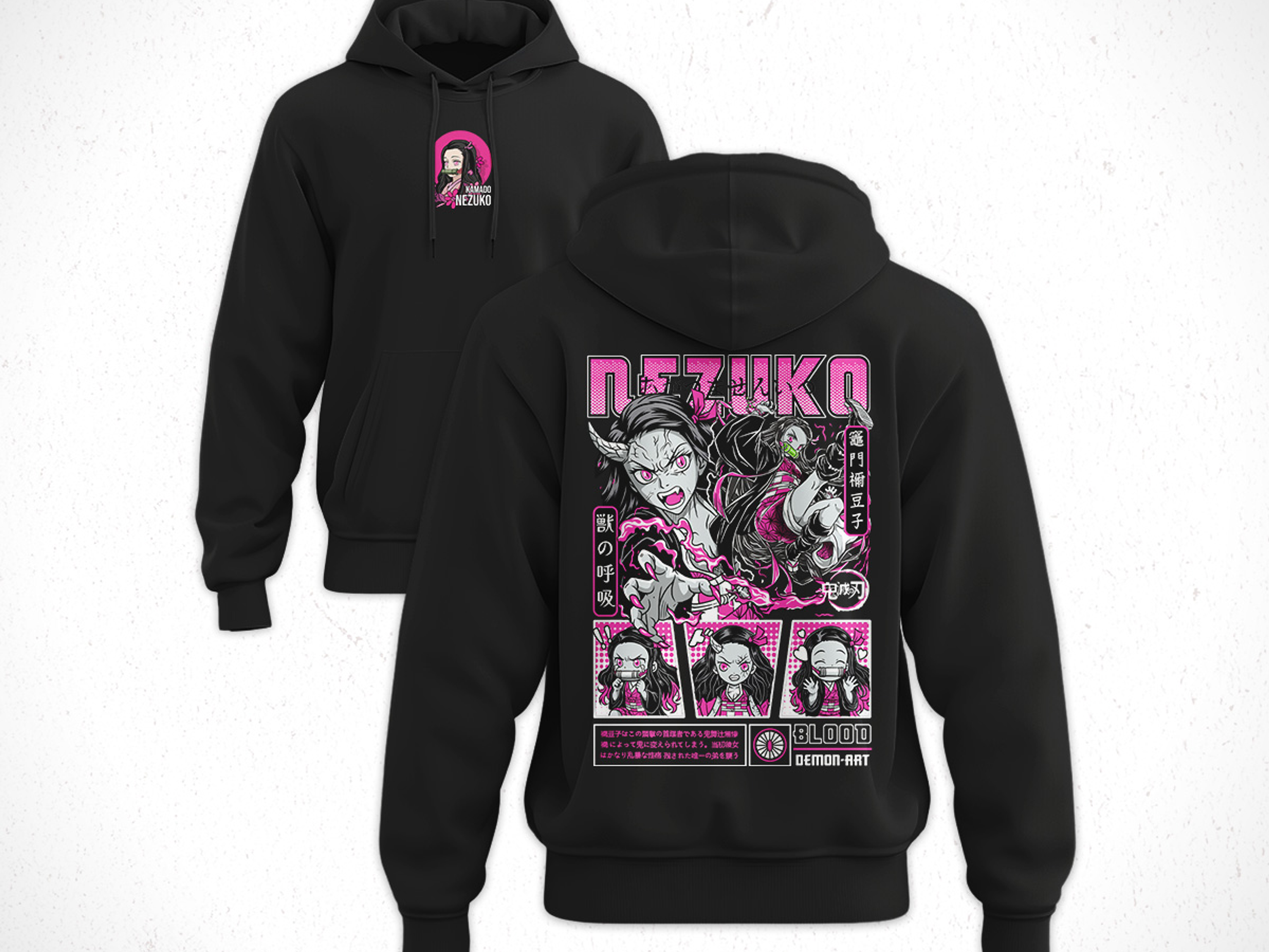 Hoodie Nezuko - Kimetsu No Yaiba V1 1