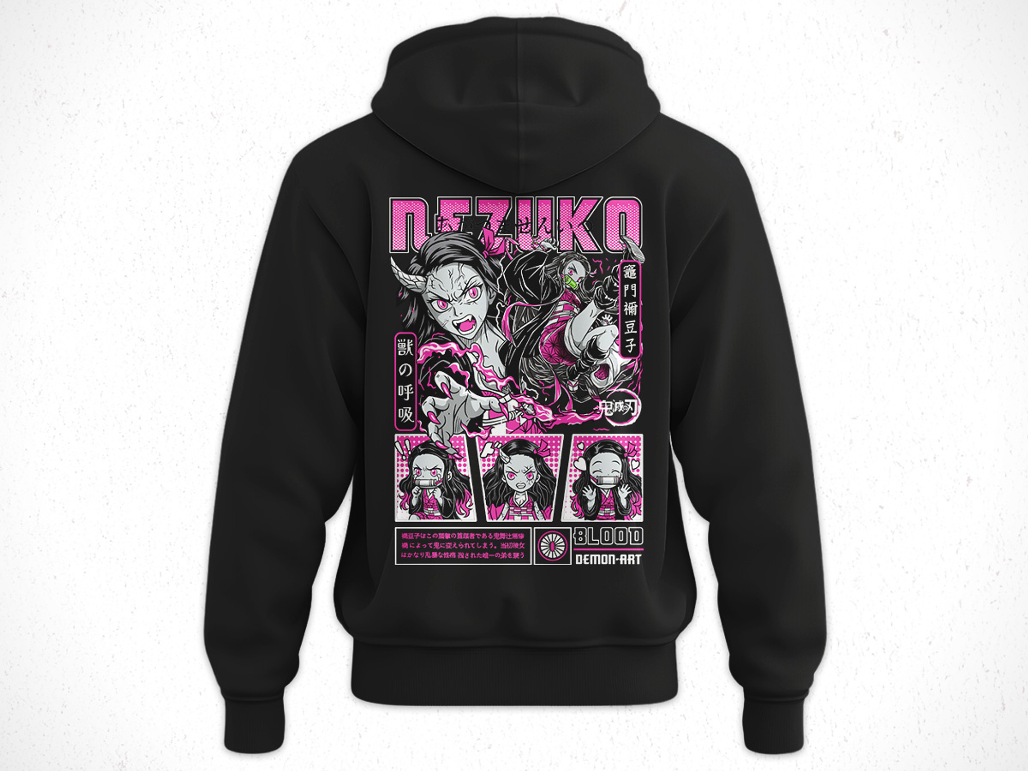 Hoodie Nezuko - Kimetsu No Yaiba V1 2