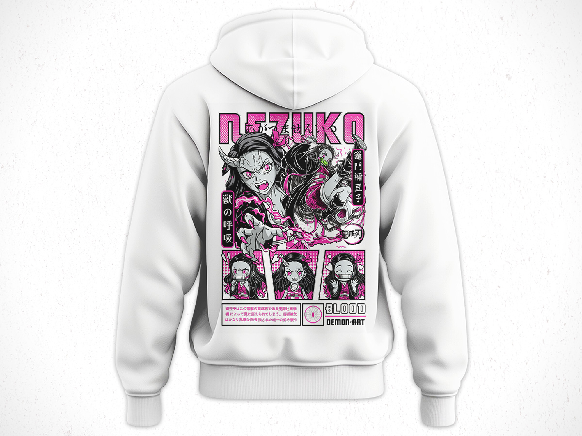 Hoodie Nezuko - Kimetsu No Yaiba V1 5