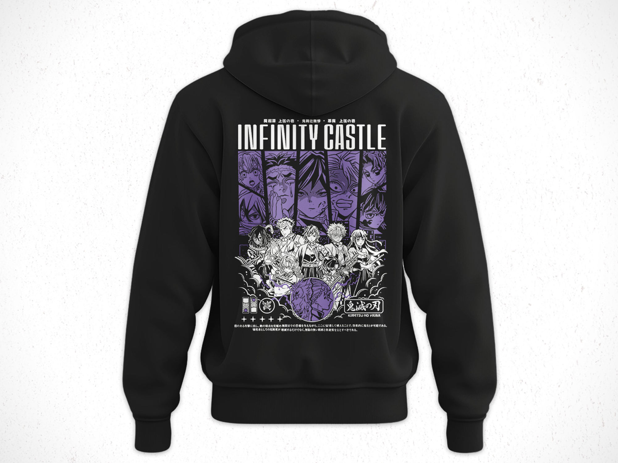 Hoodie Infinity Castle - Kimetsu No Yaiba V2 2