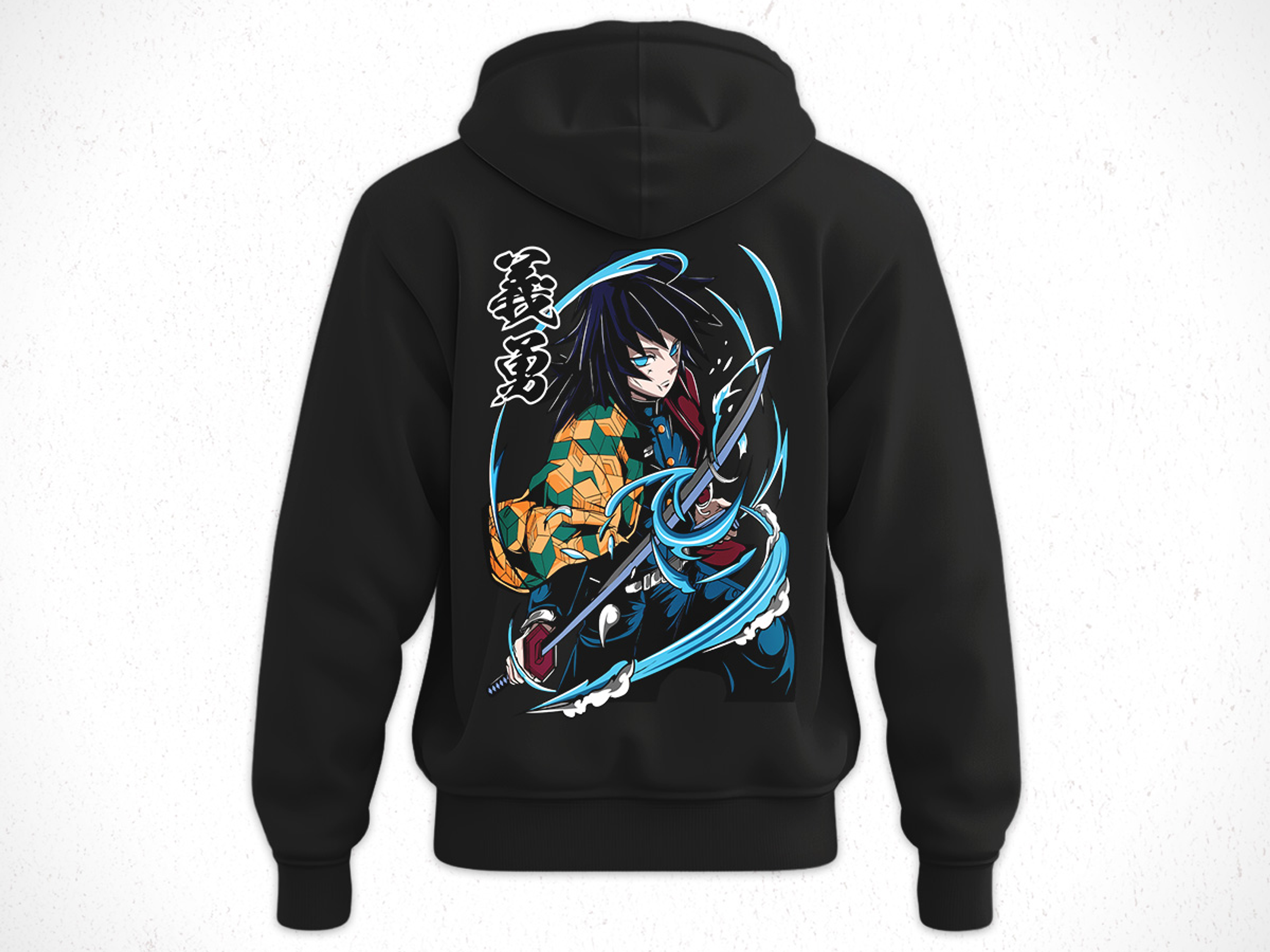 Hoodie Giyū Tomioka - Kimetsu No Yaiba V2 2