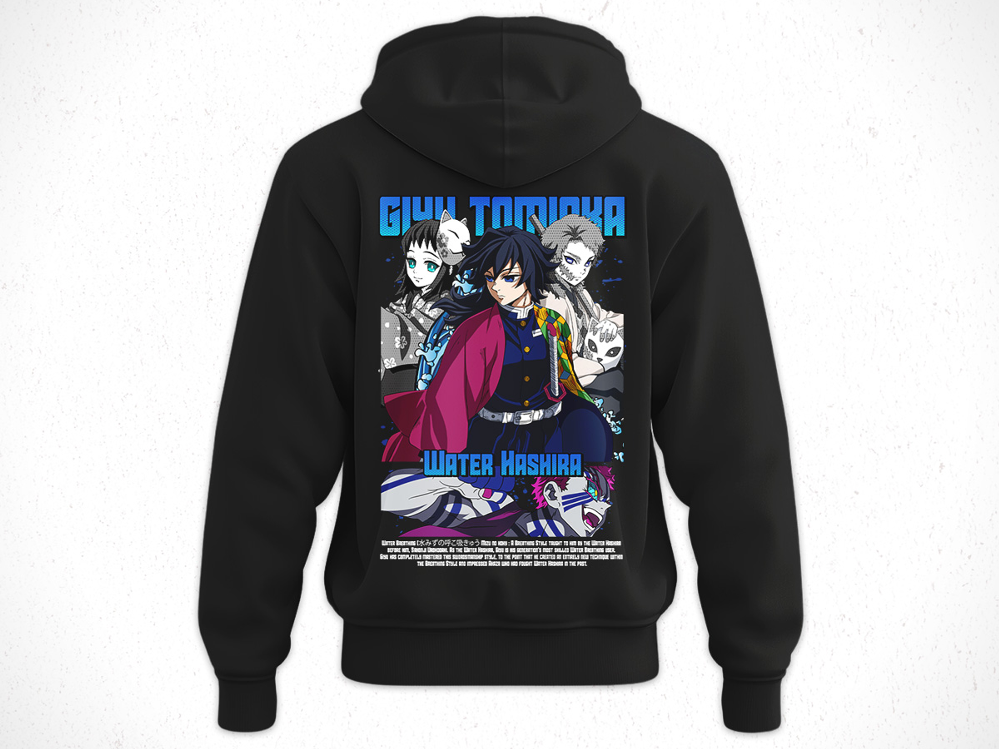 Hoodie Giyū Tomioka - Kimetsu No Yaiba V3 2