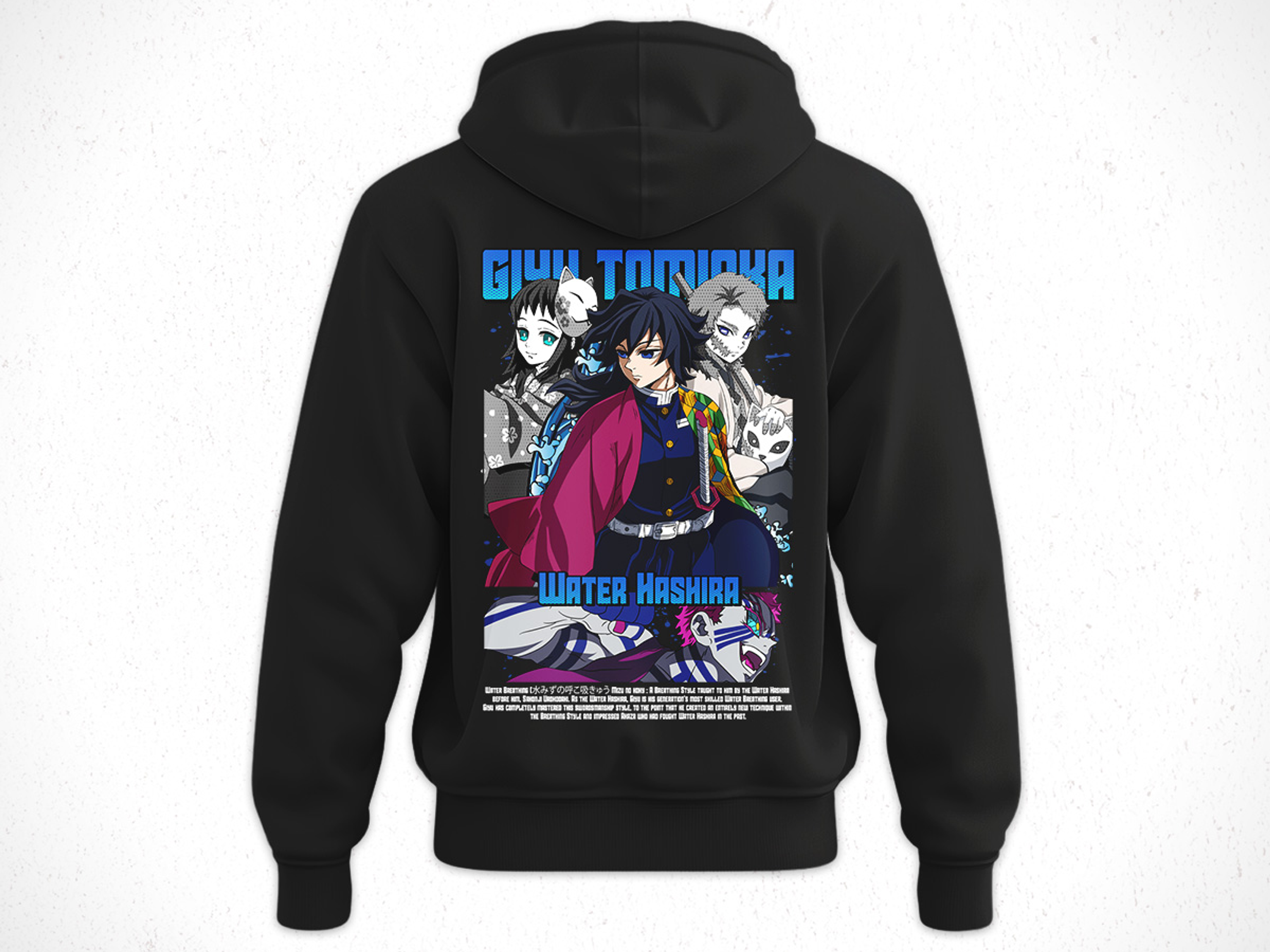 Hoodie Giyū Tomioka - Kimetsu No Yaiba V3 2