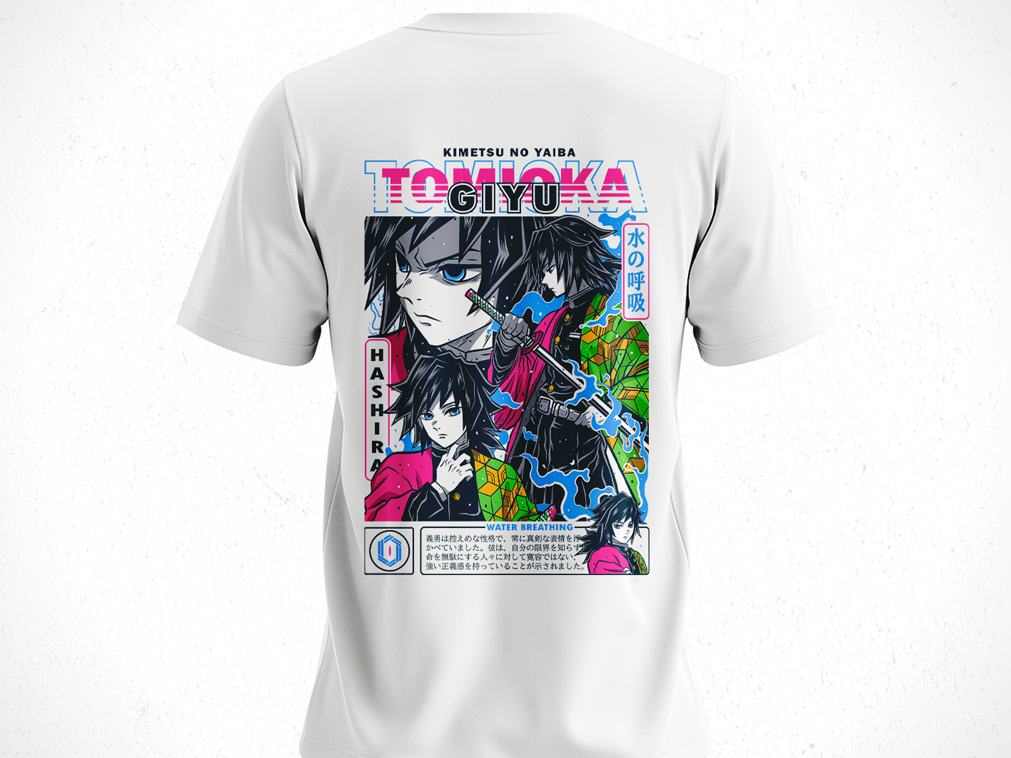 Polera Giyū Tomioka - Kimetsu No Yaiba V4 5