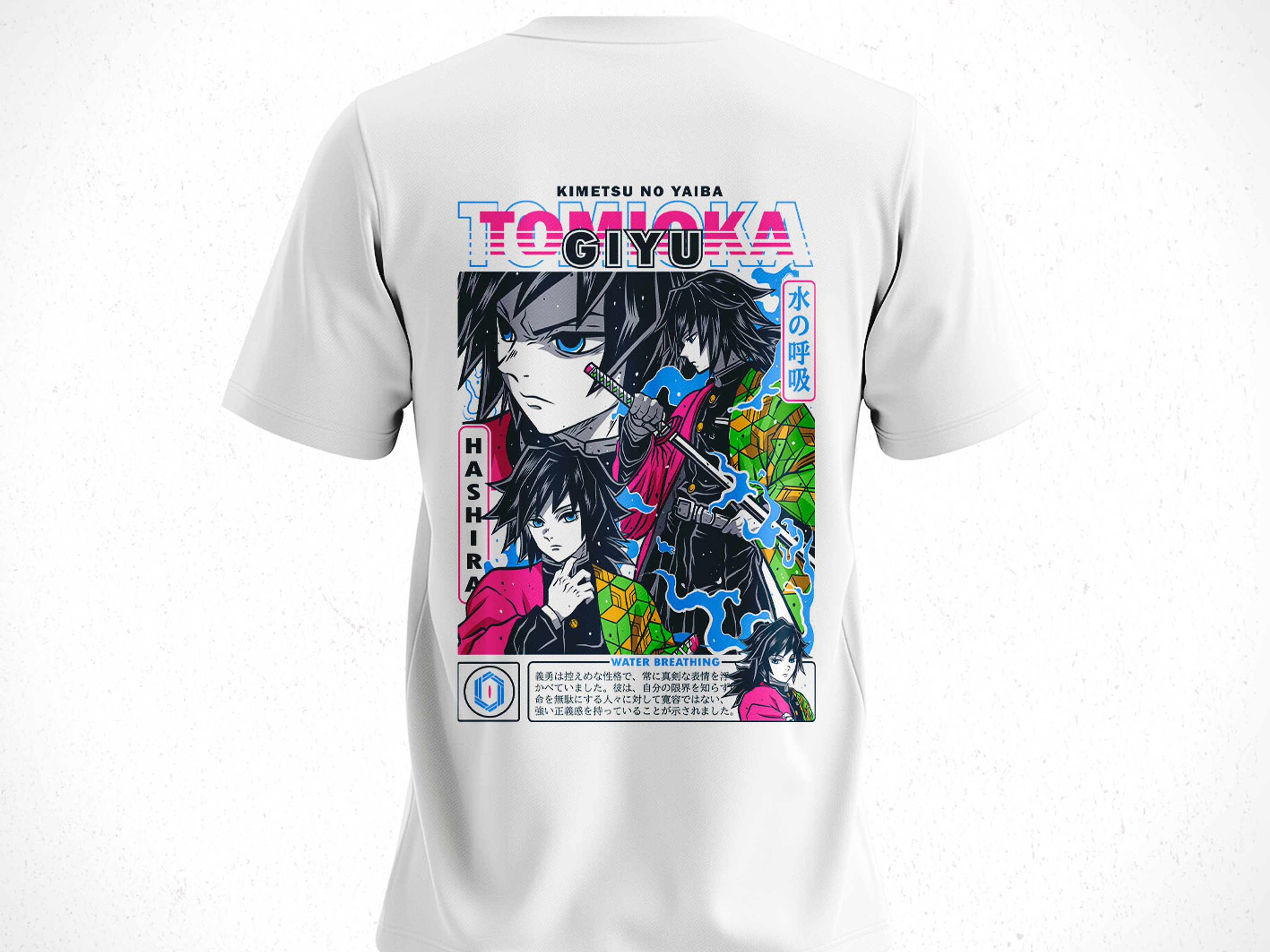 Polera Giyū Tomioka - Kimetsu No Yaiba V4 5